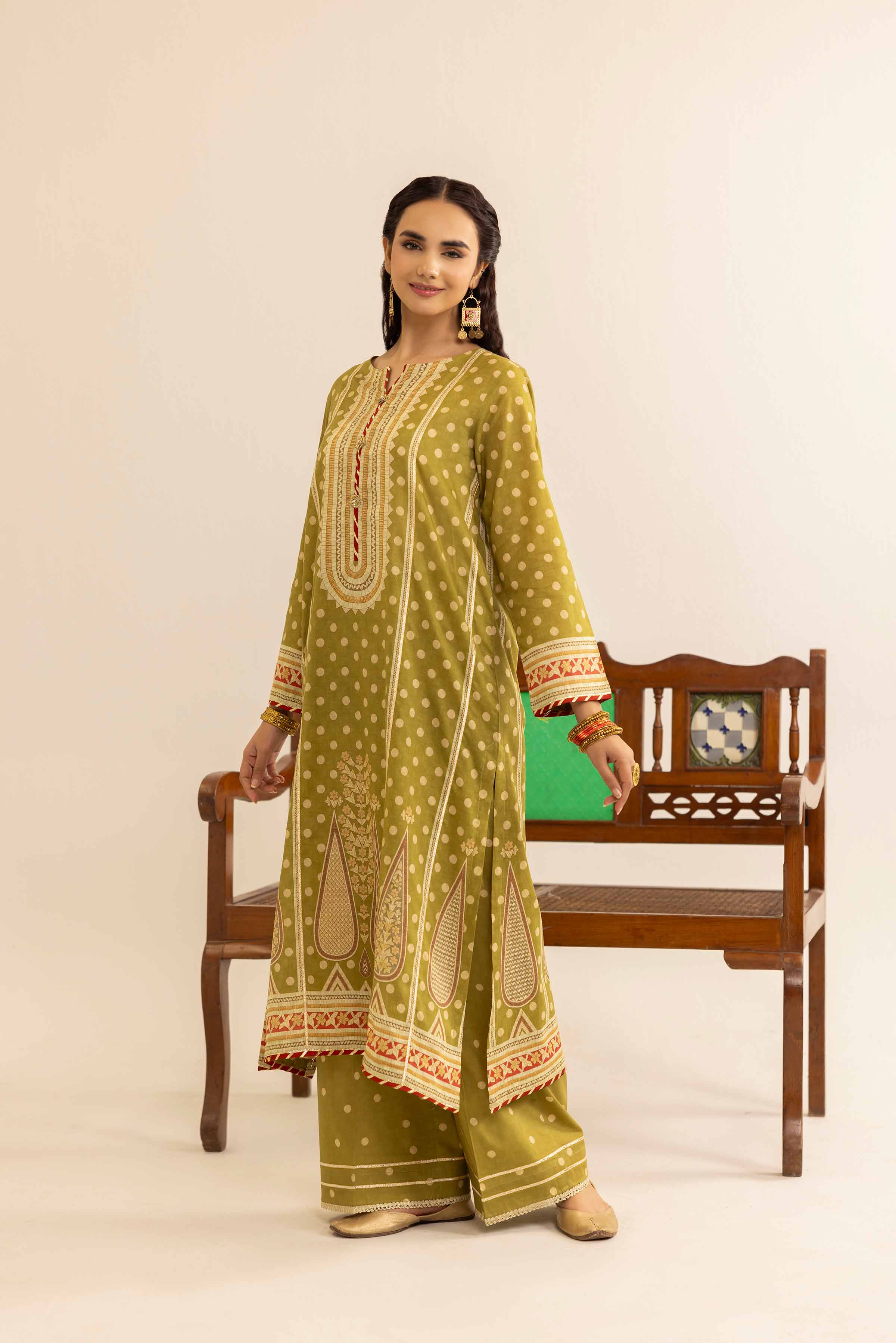 2 Piece - Printed Suit - PE25-82