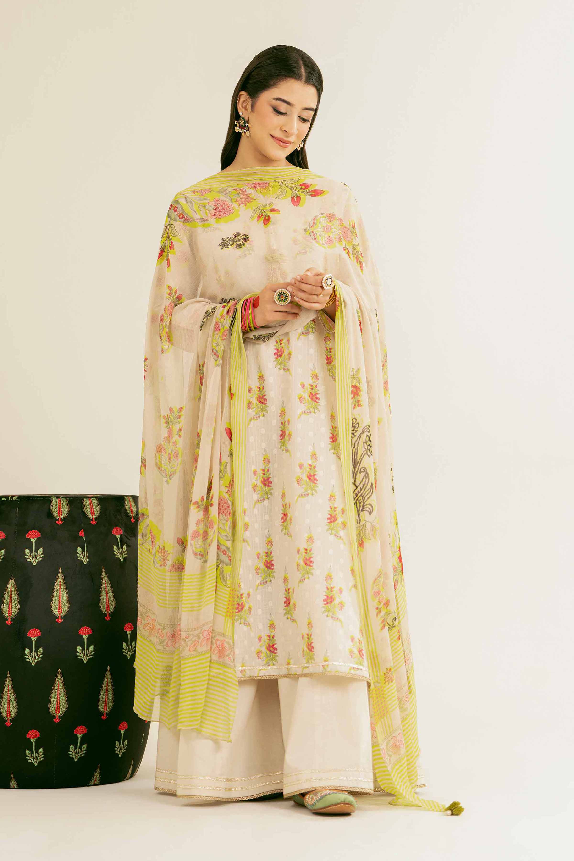 3 Piece - Printed Suit - PE25-86