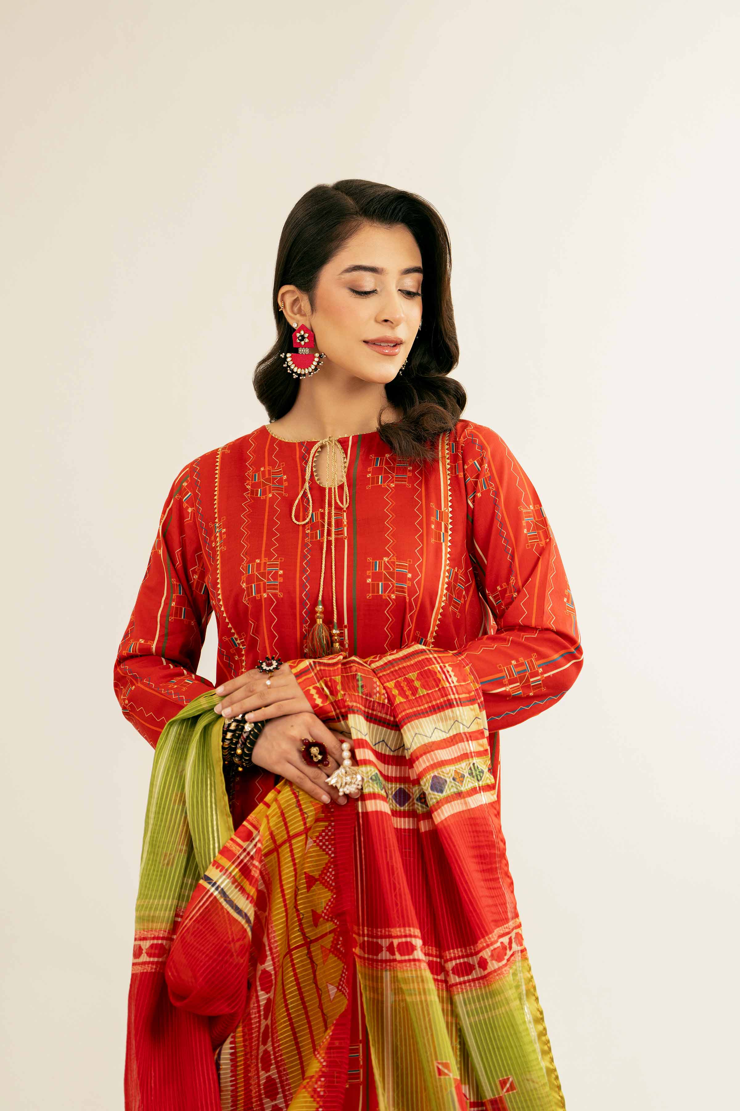 3 Piece - Printed Suit - PE25-99