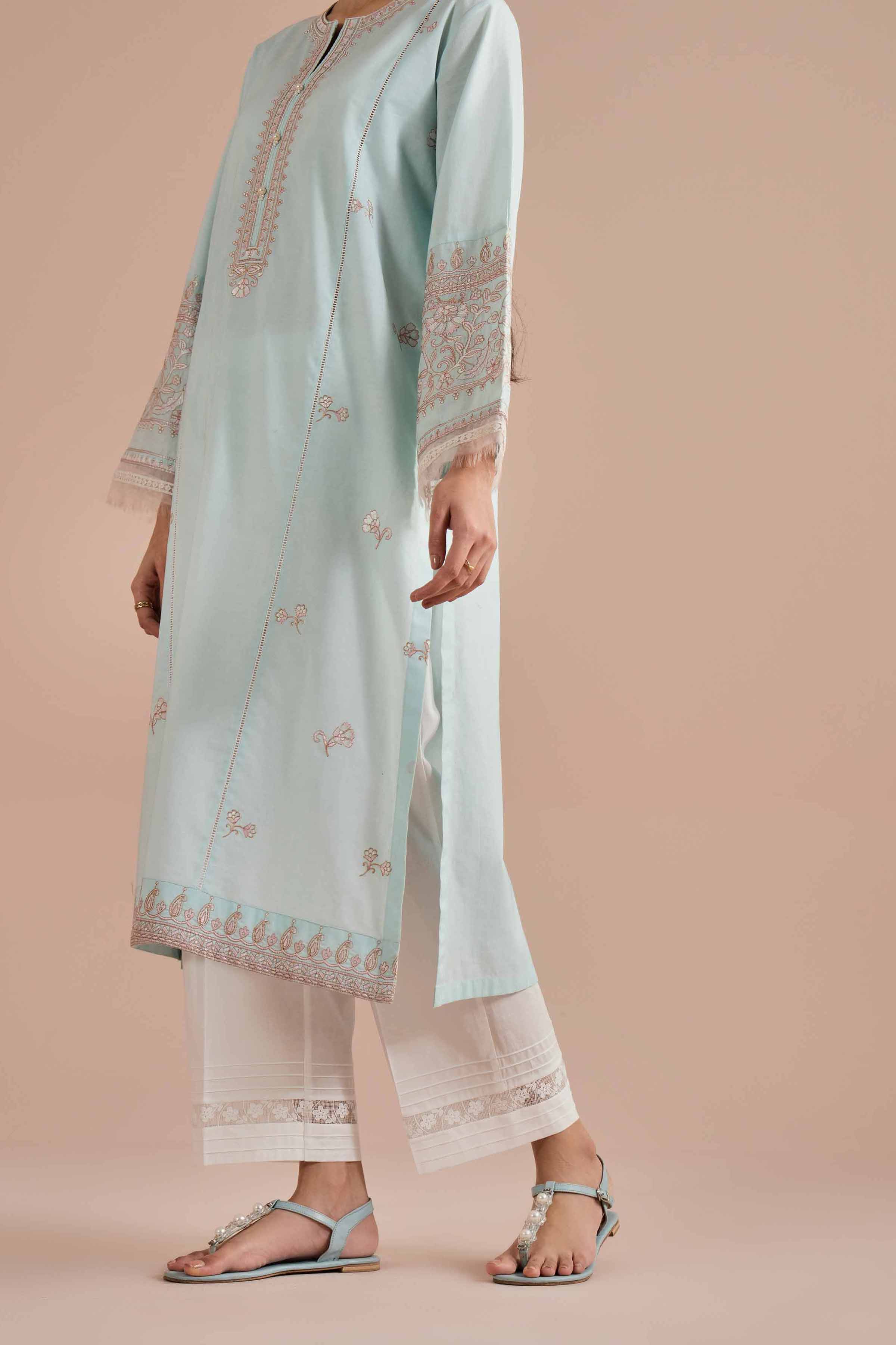 Embroidered Shirt - PE26-04 for Women - Pret Collection | Nishat | Shop Online