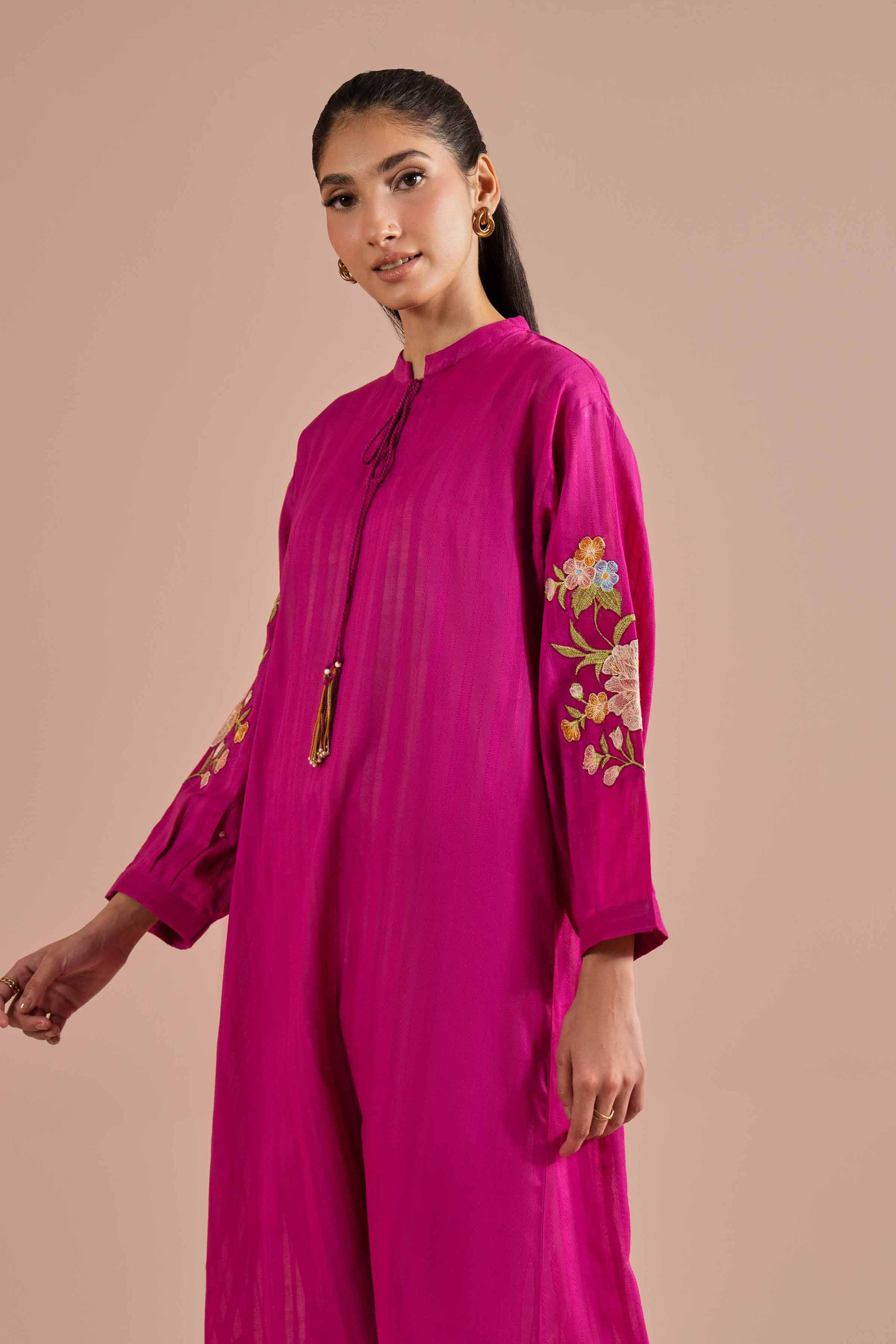 Embroidered Shirt - PE26-09 for Women - Pret Collection | Nishat | Shop Online