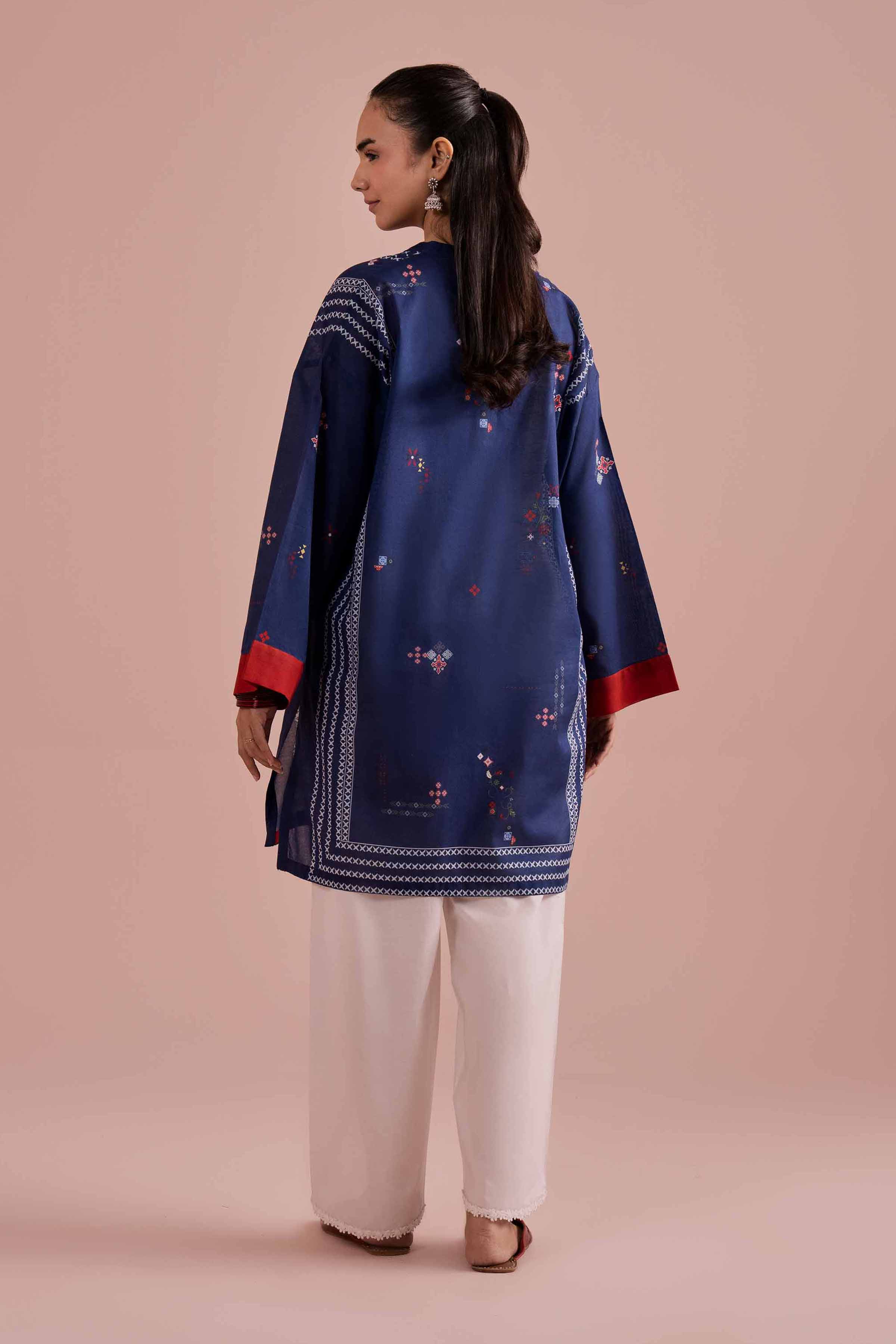 Printed Tunic - PE26-102 for Women - Pret Collection | Nishat | Shop Online