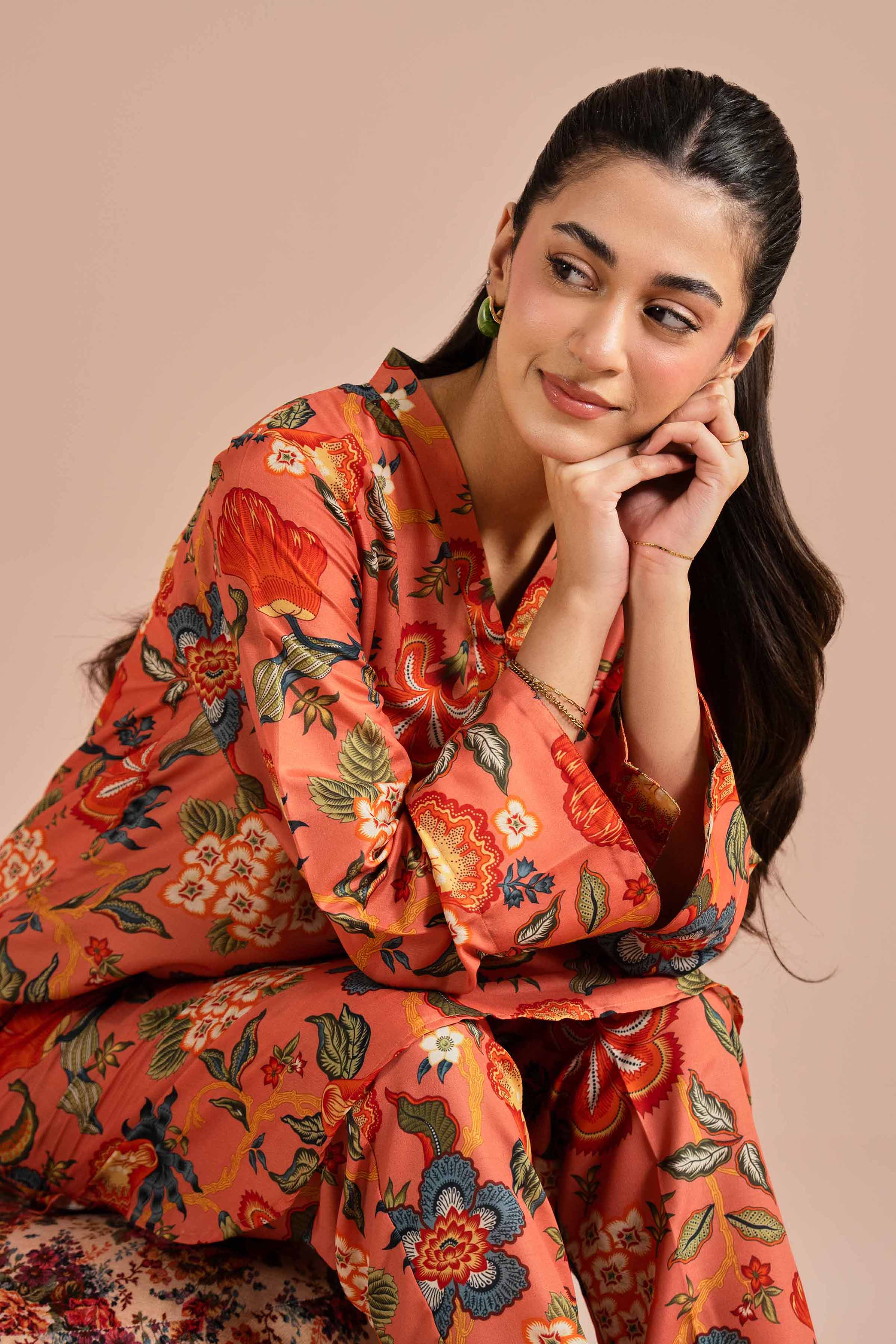 2 Piece - Printed Suit - PE26-11 for Women - Pret Collection | Nishat | Shop Online