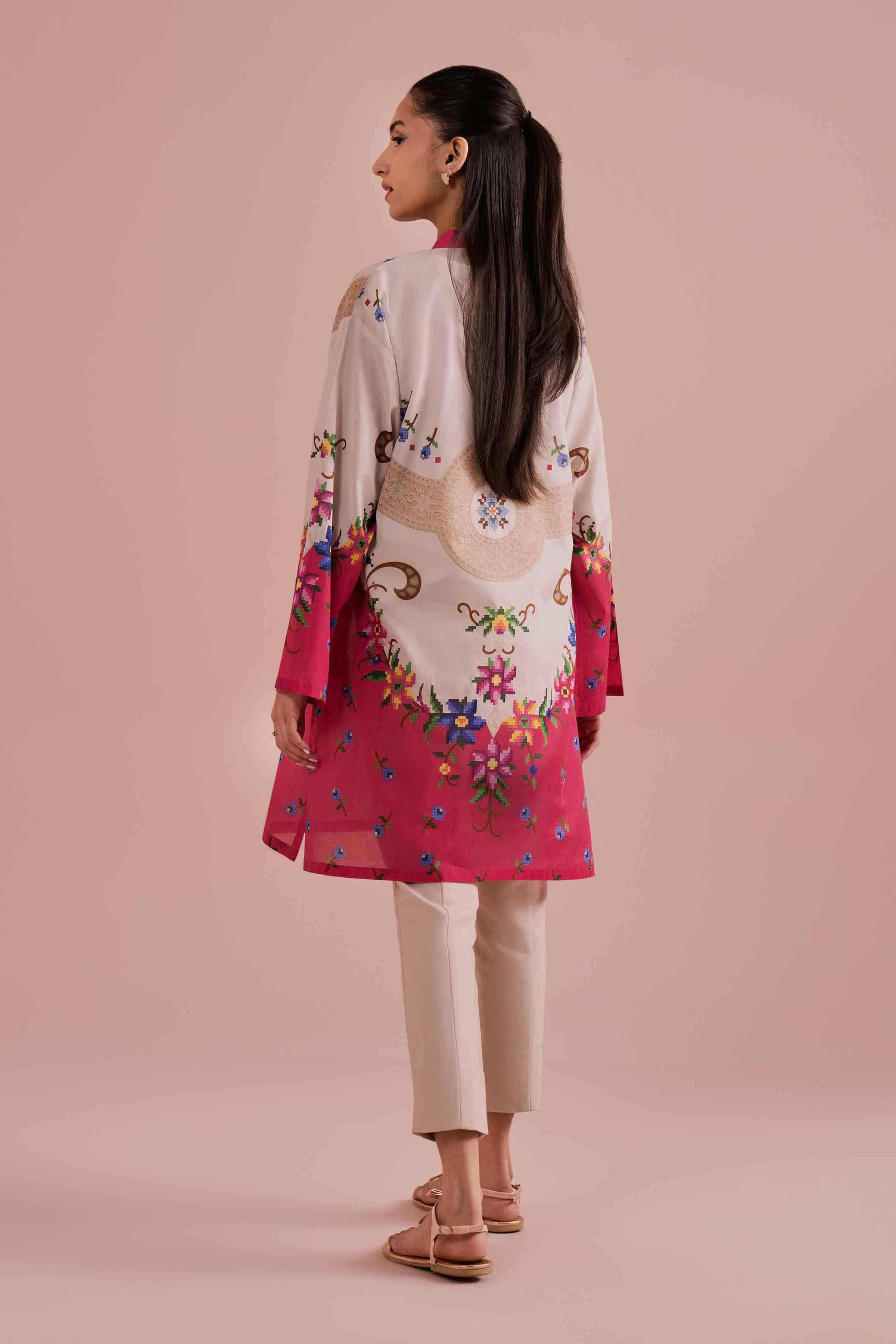 Printed Tunic - PE26-112 for Women - Pret Collection | Nishat | Shop Online