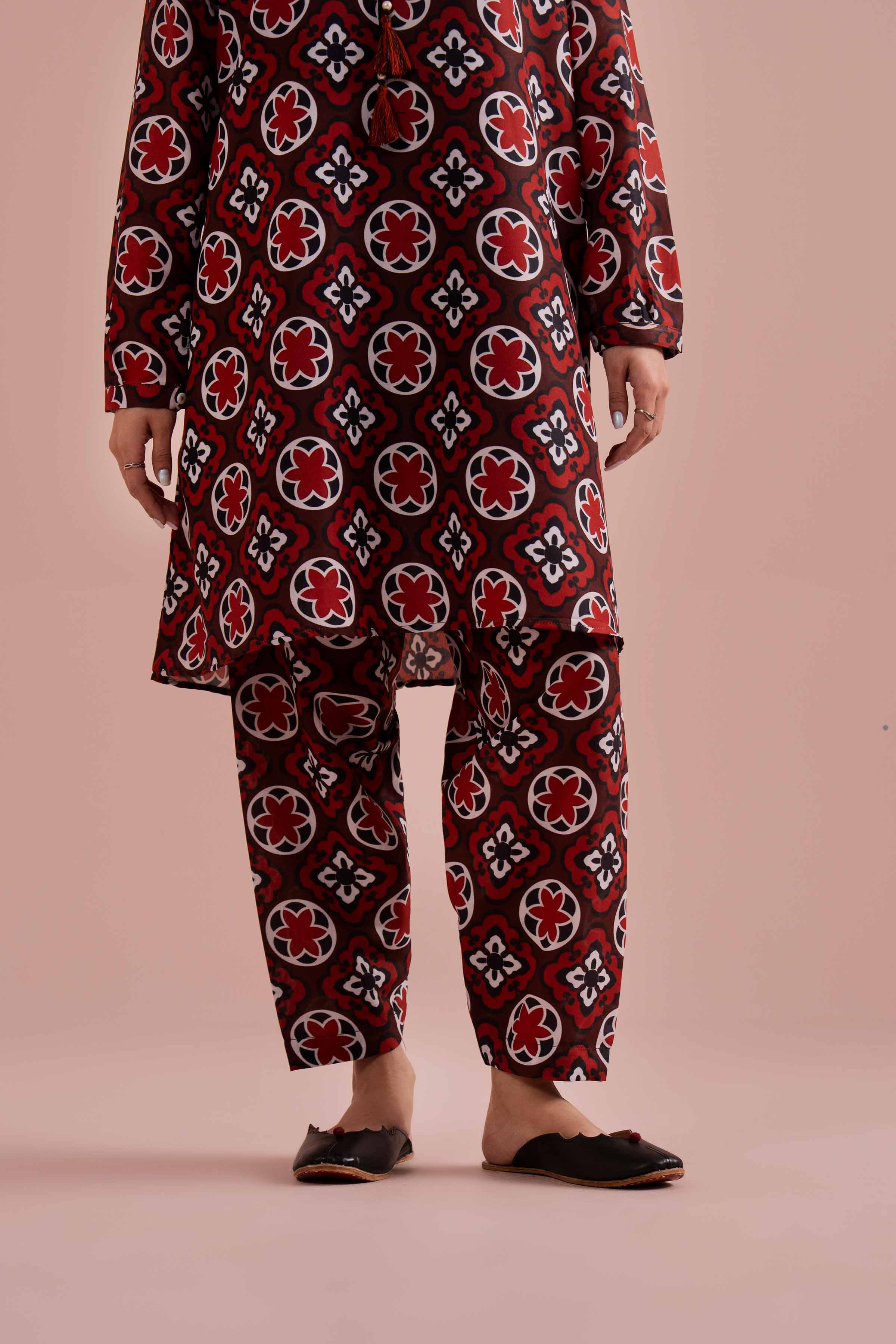 2 Piece - Printed Suit - PE26-12 for Women - Pret Collection | Nishat | Shop Online
