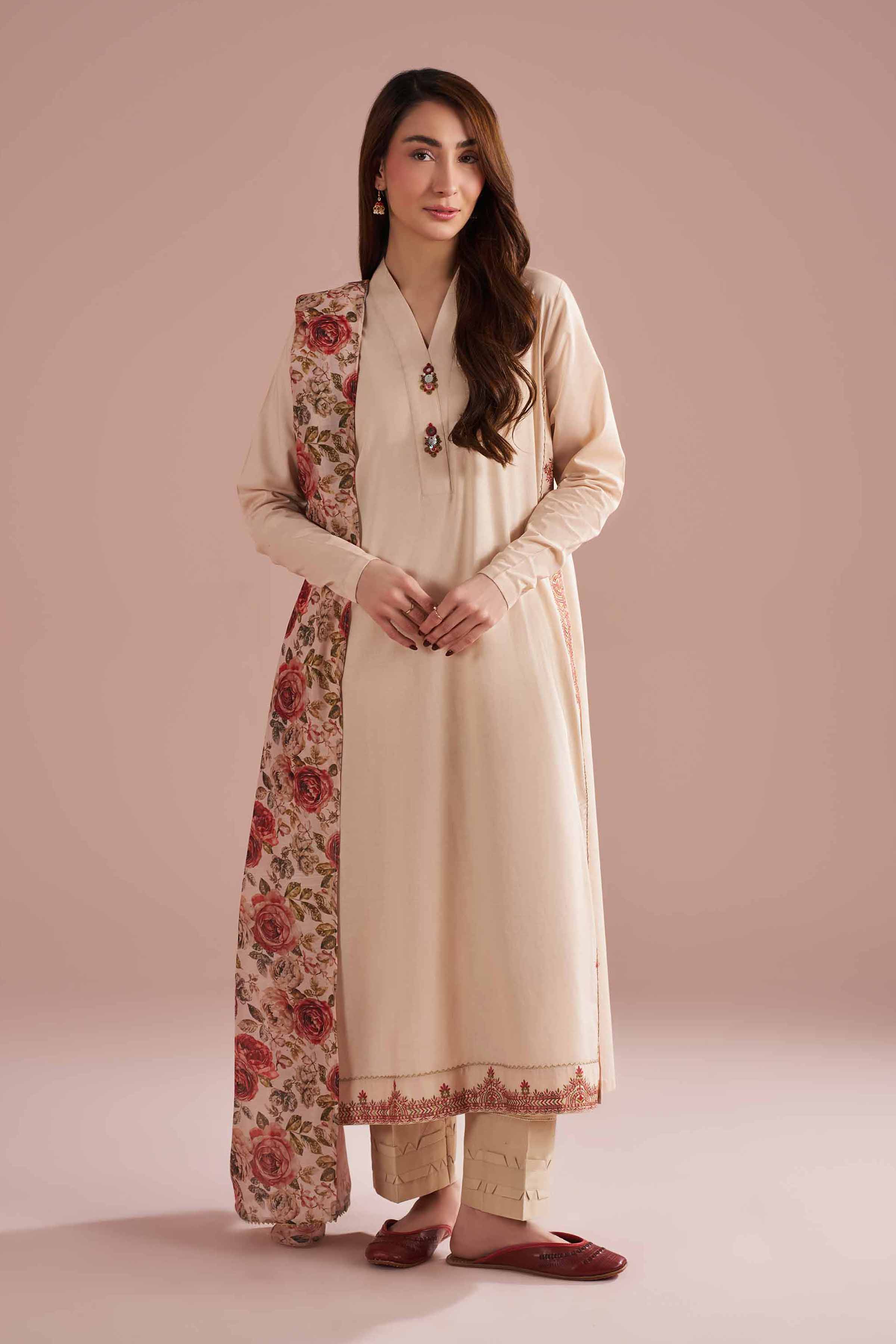 2 Piece - Embroidered Suit - PE26-141 for Women - Pret Collection | Nishat | Shop Online