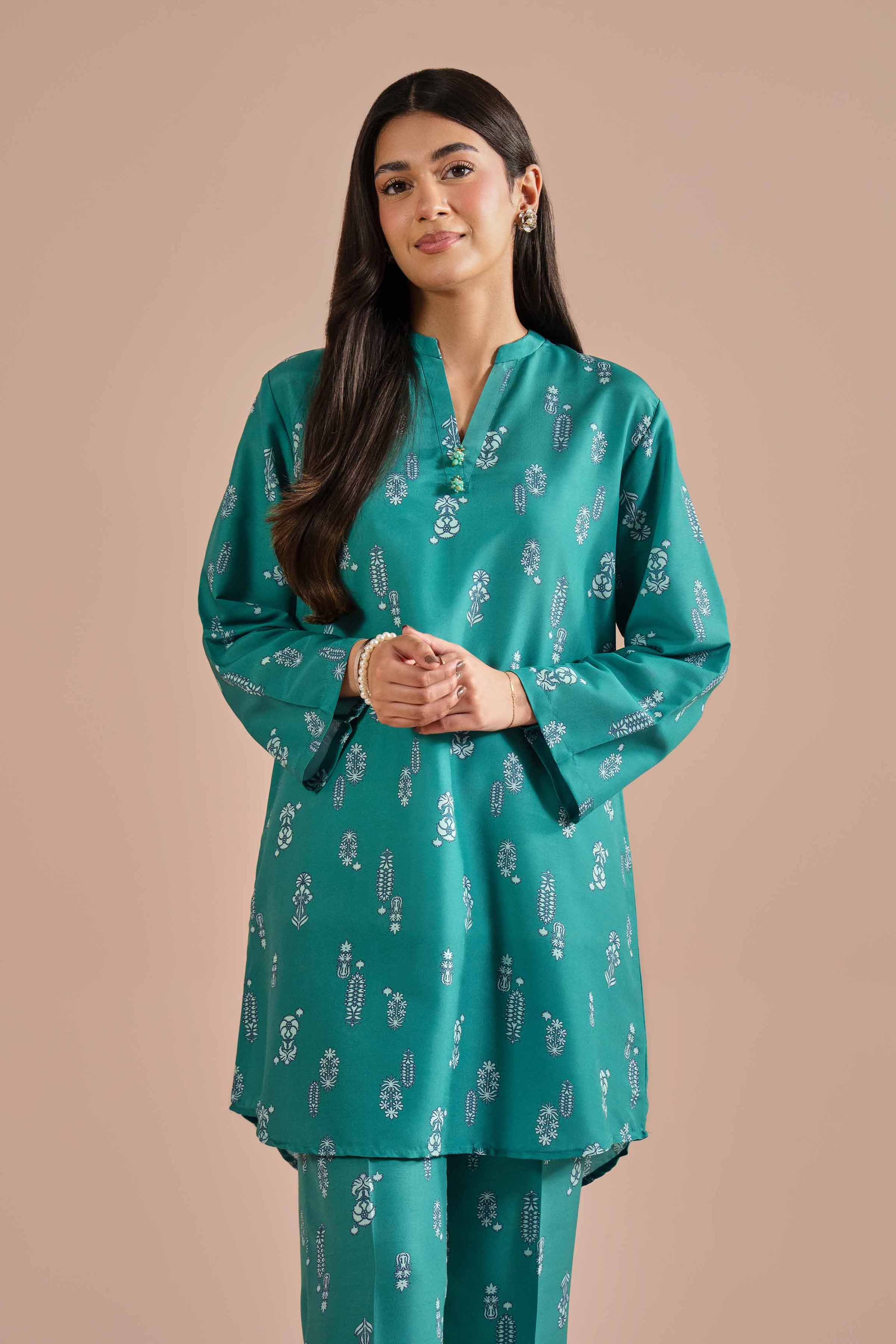 2 Piece - Printed Suit - PE26-15 for Women - Pret Collection | Nishat | Shop Online