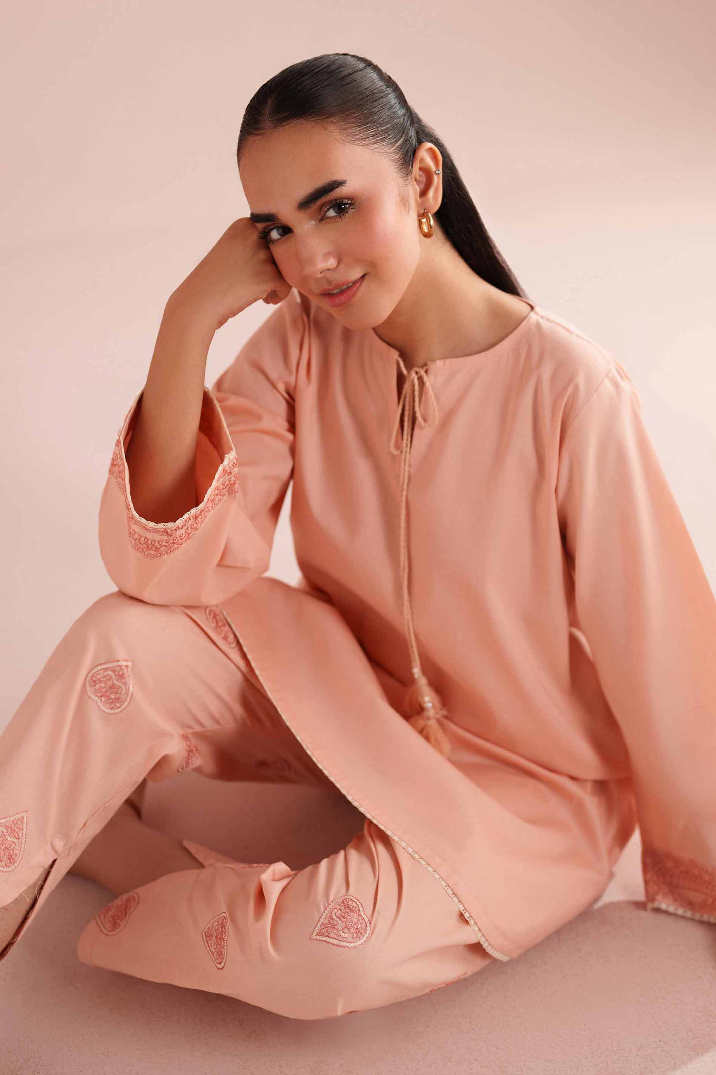 2 Piece - Embroidered Suit - PE26-150 for Women - Pret Collection | Nishat | Shop Online