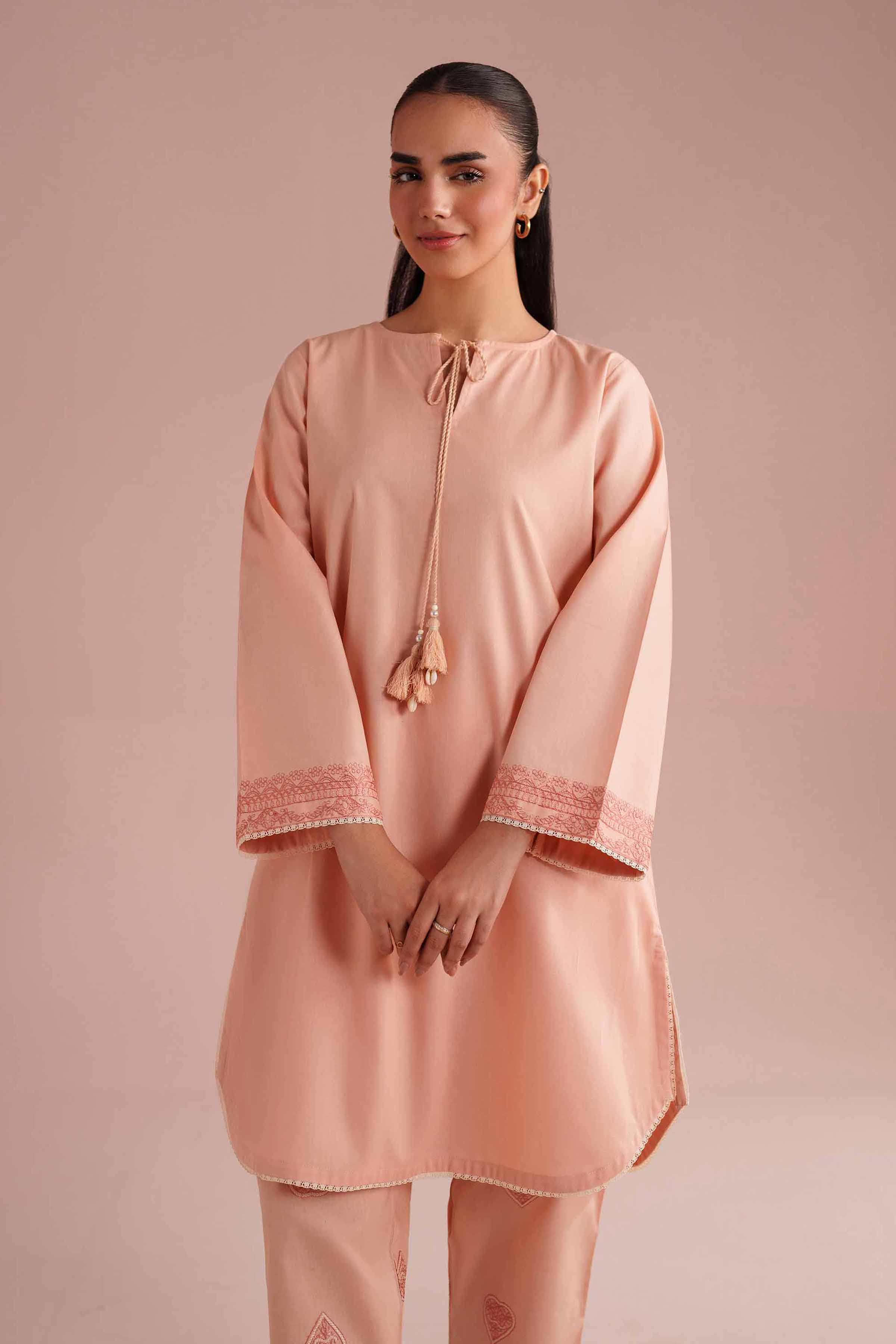 2 Piece - Embroidered Suit - PE26-150 for Women - Pret Collection | Nishat | Shop Online