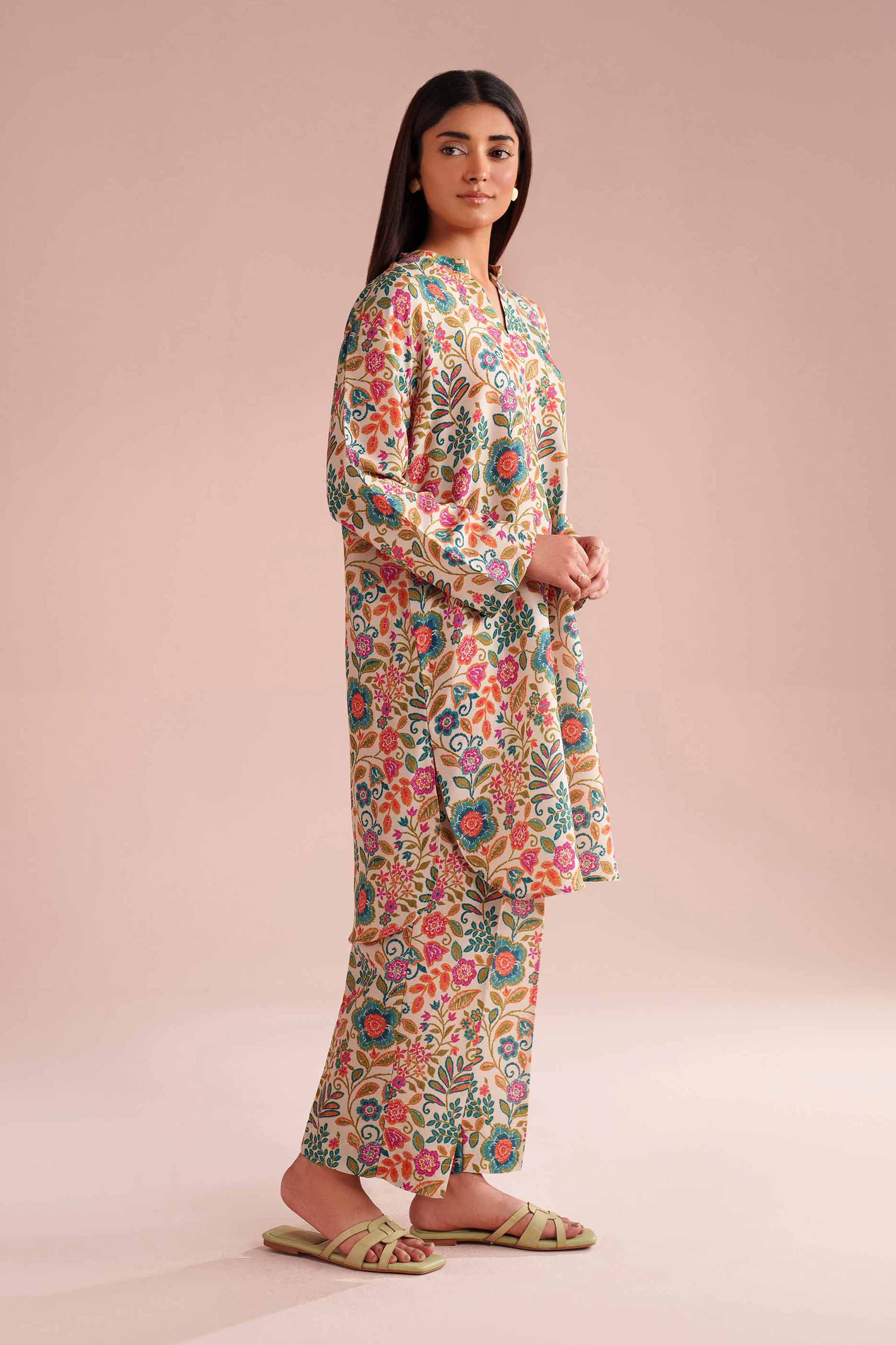 2 Piece - Printed Suit - PE26-16 for Women - Pret Collection | Nishat | Shop Online
