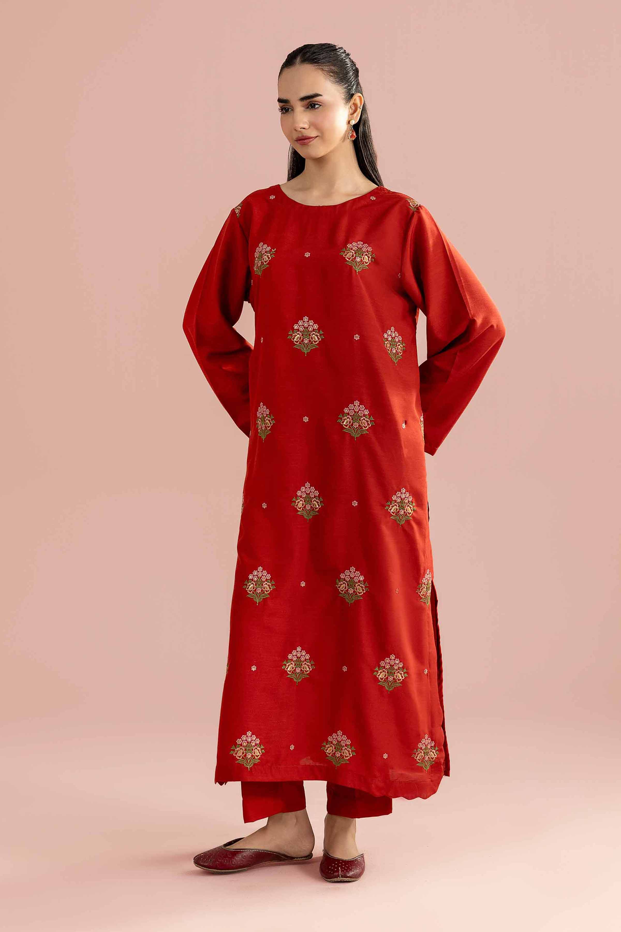 2 Piece - Embroidered Suit - PE26-160