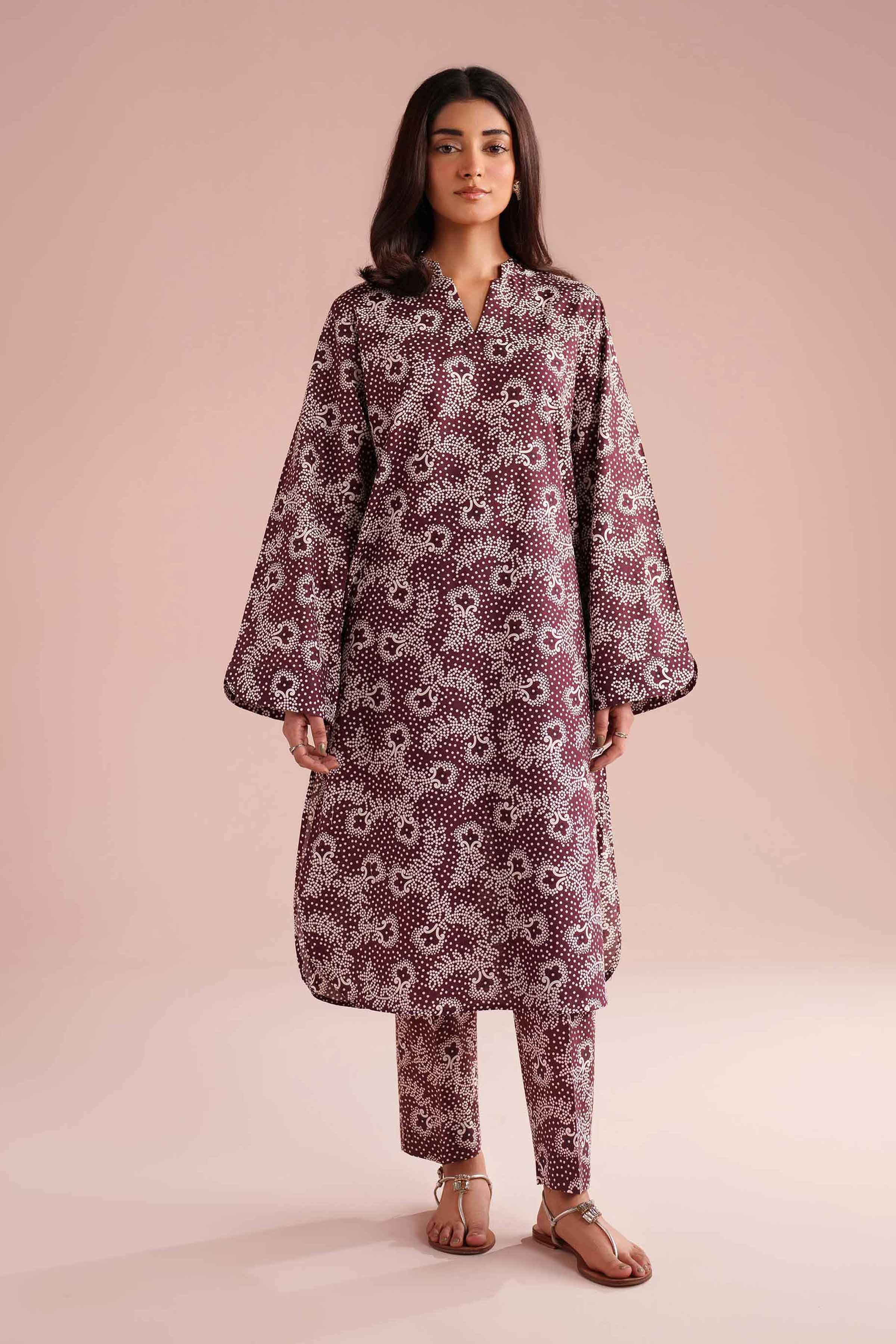 2 Piece - Printed Suit - PE26-180 for Women - Pret Collection | Nishat | Shop Online