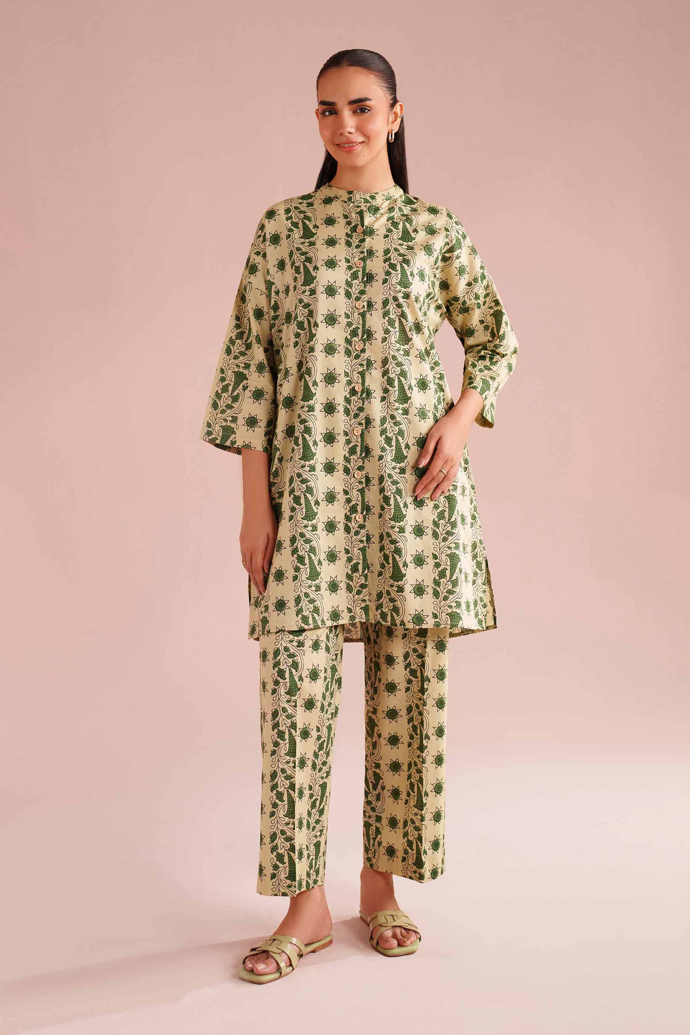 2 Piece - Printed Suit - PE26-181 for Women - Pret Collection | Nishat | Shop Online