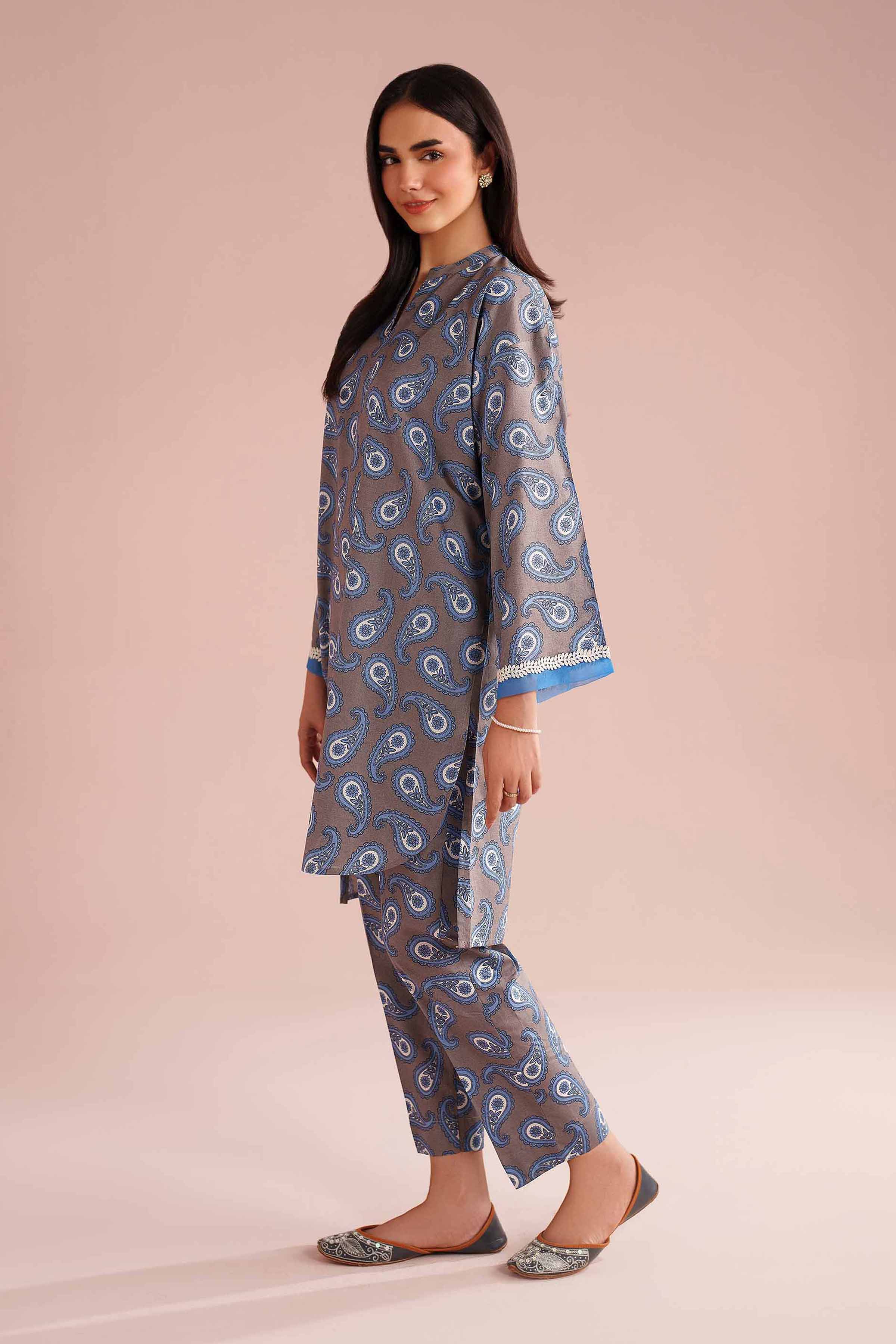 2 Piece - Printed Suit - PE26-182 for Women - Pret Collection | Nishat | Shop Online