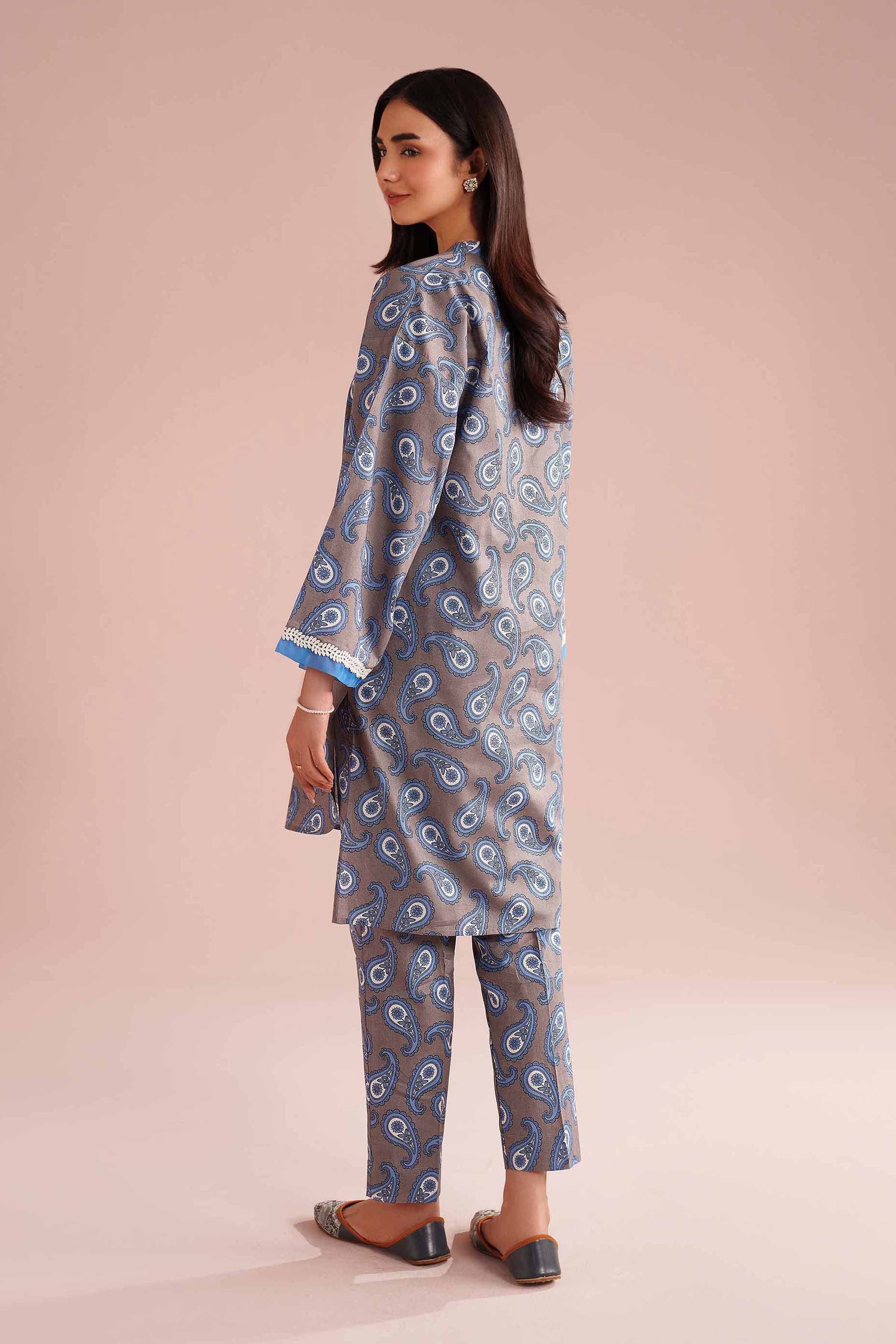 2 Piece - Printed Suit - PE26-182 for Women - Pret Collection | Nishat | Shop Online