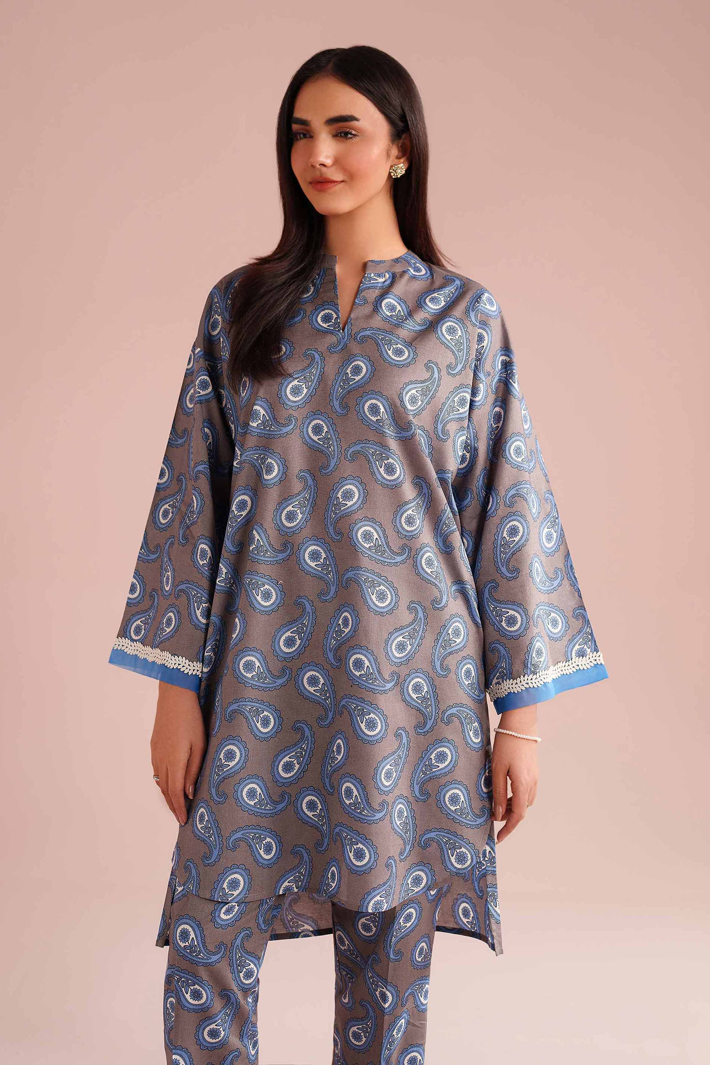 2 Piece - Printed Suit - PE26-182 for Women - Pret Collection | Nishat | Shop Online