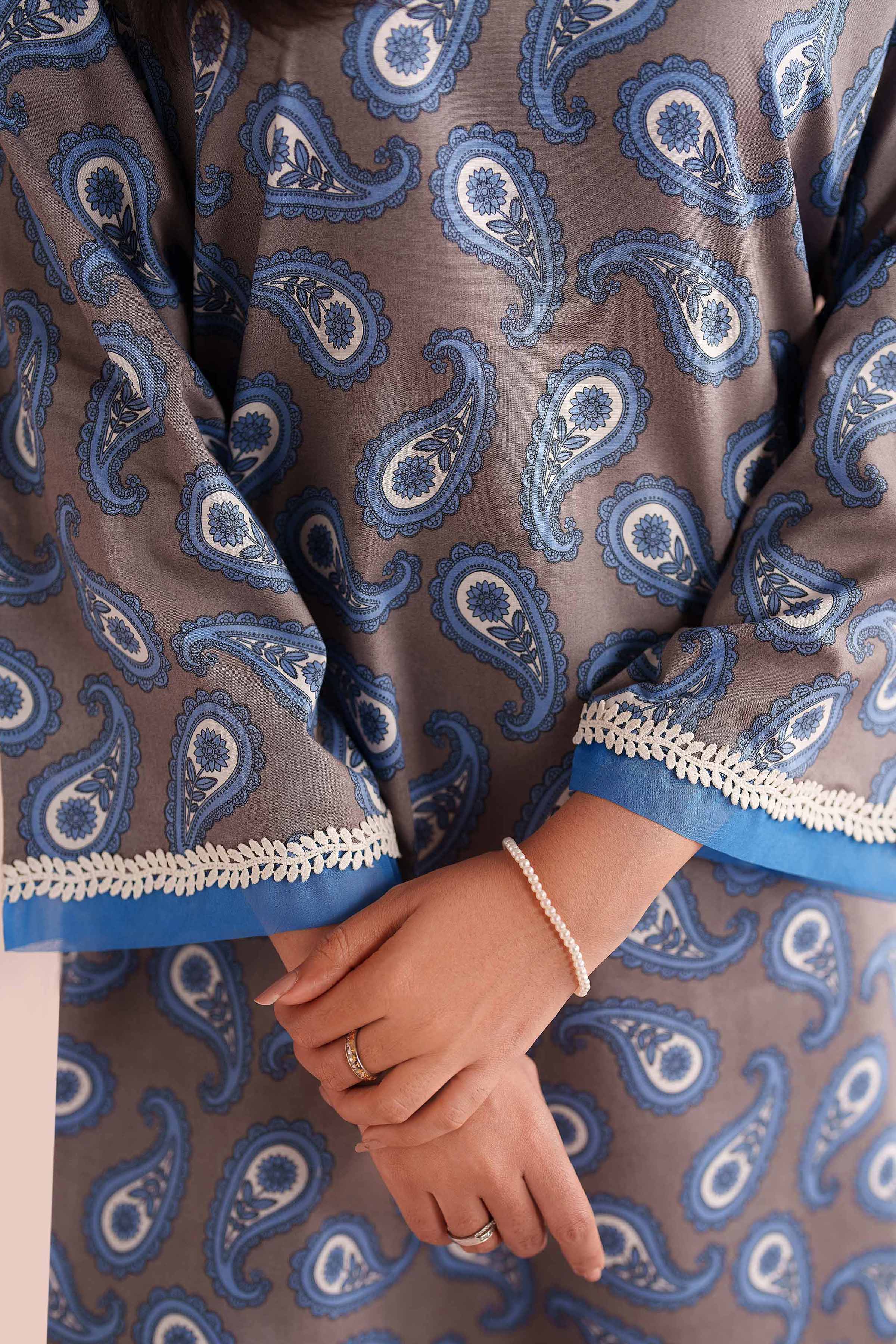 2 Piece - Printed Suit - PE26-182 for Women - Pret Collection | Nishat | Shop Online