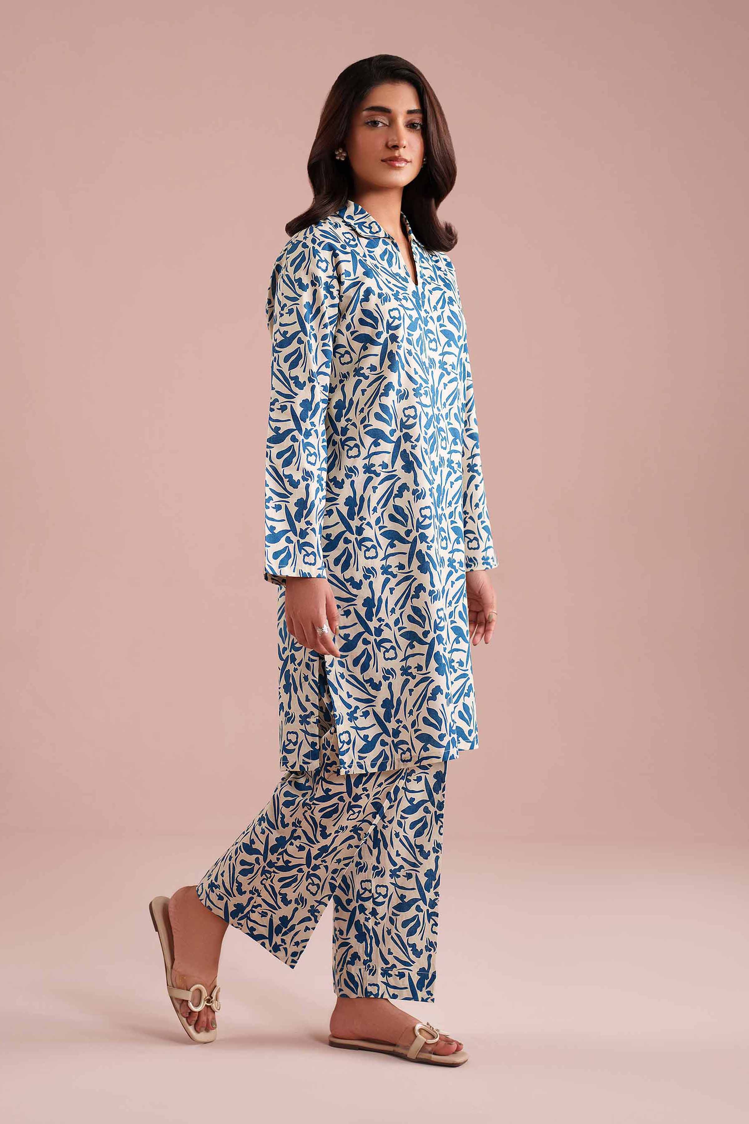2 Piece - Printed Suit - PE26-184 for Women - Pret Collection | Nishat | Shop Online