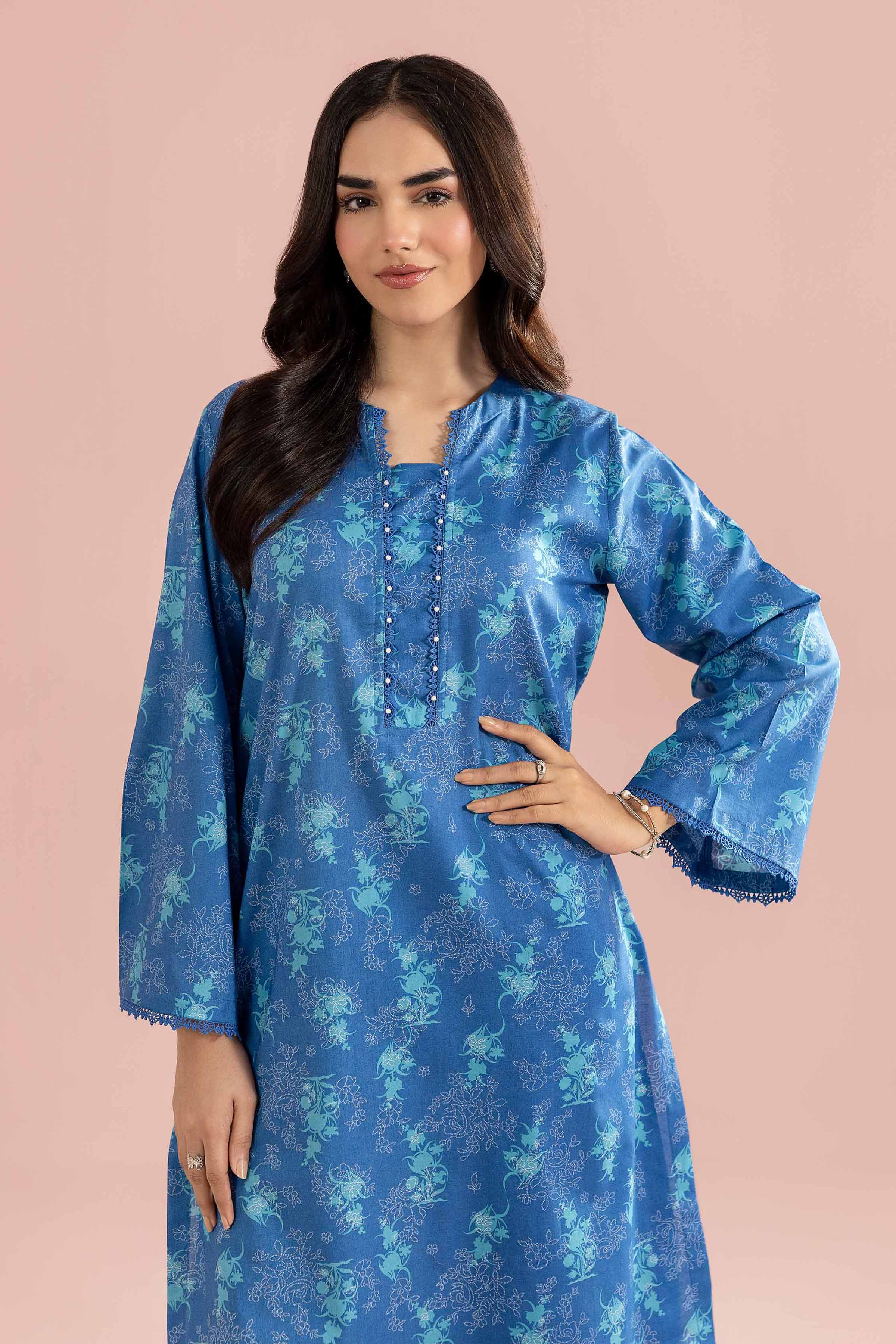 2 Piece - Printed Suit - PE26-185 for Women - Pret Collection | Nishat | Shop Online