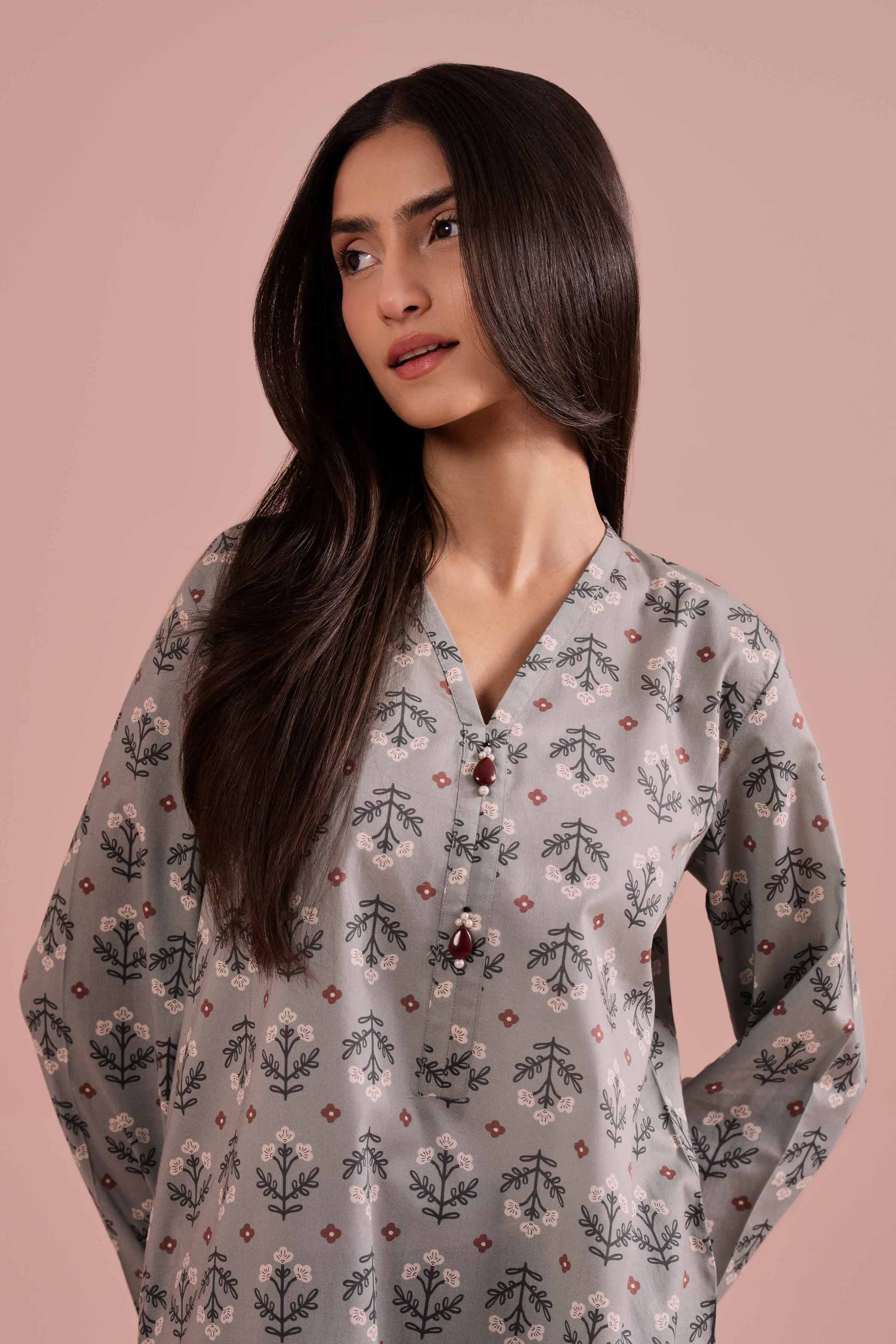 2 Piece - Printed Suit - PE26-187 for Women - Pret Collection | Nishat | Shop Online