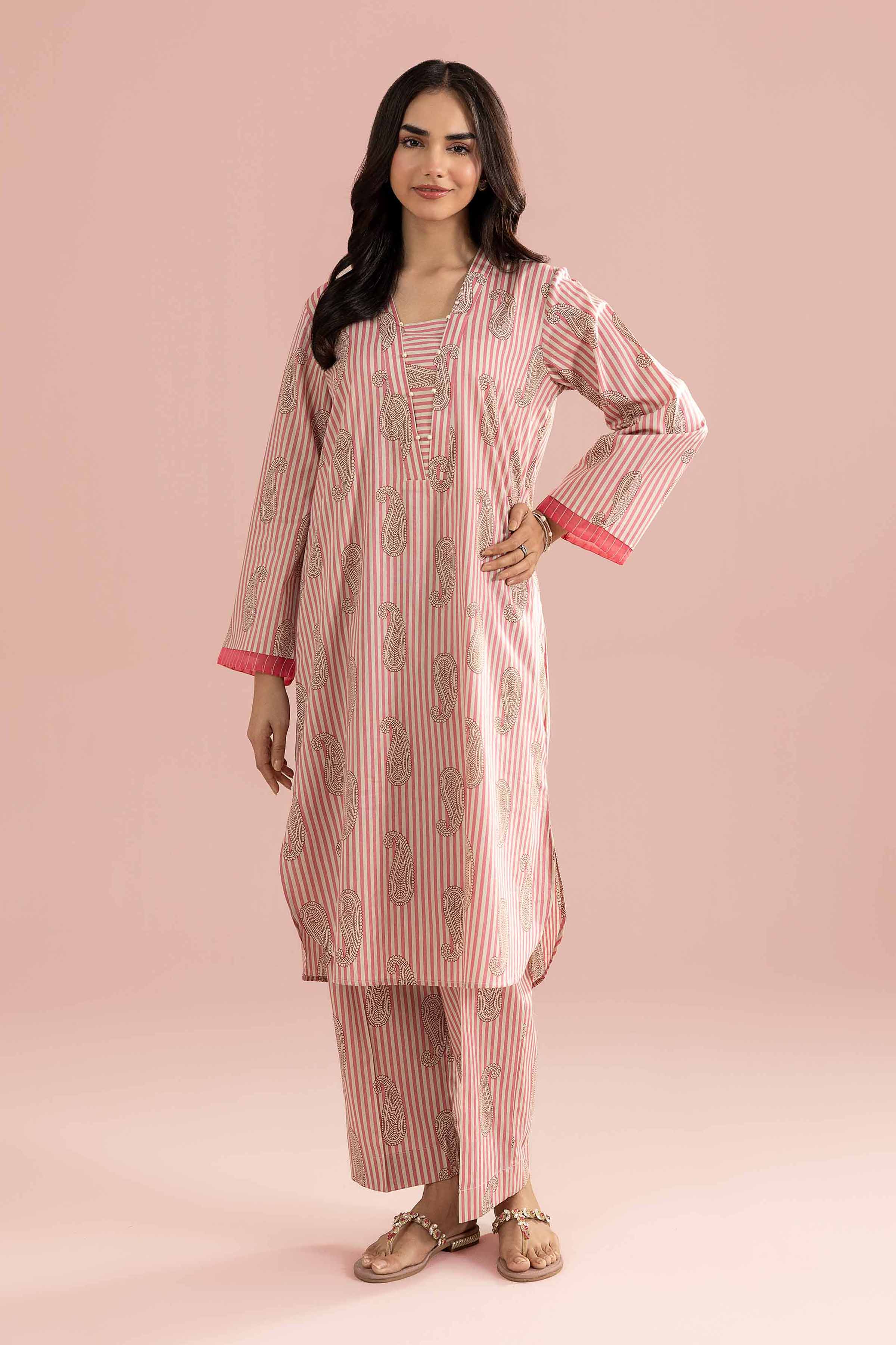 2 Piece - Printed Suit - PE26-188 for Women - Pret Collection | Nishat | Shop Online