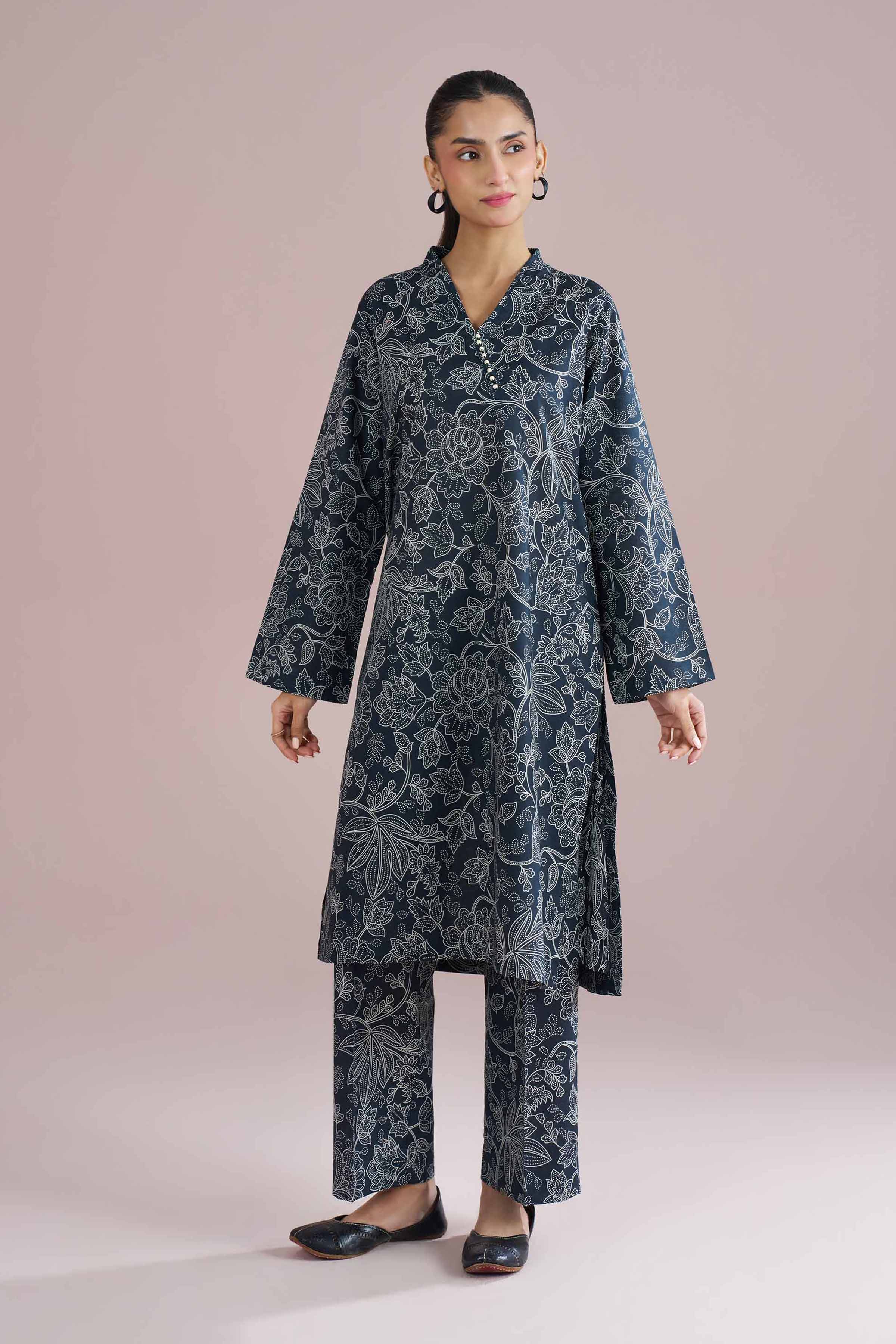 2 Piece - Printed Suit - PE26-196 for Women - Pret Collection | Nishat | Shop Online