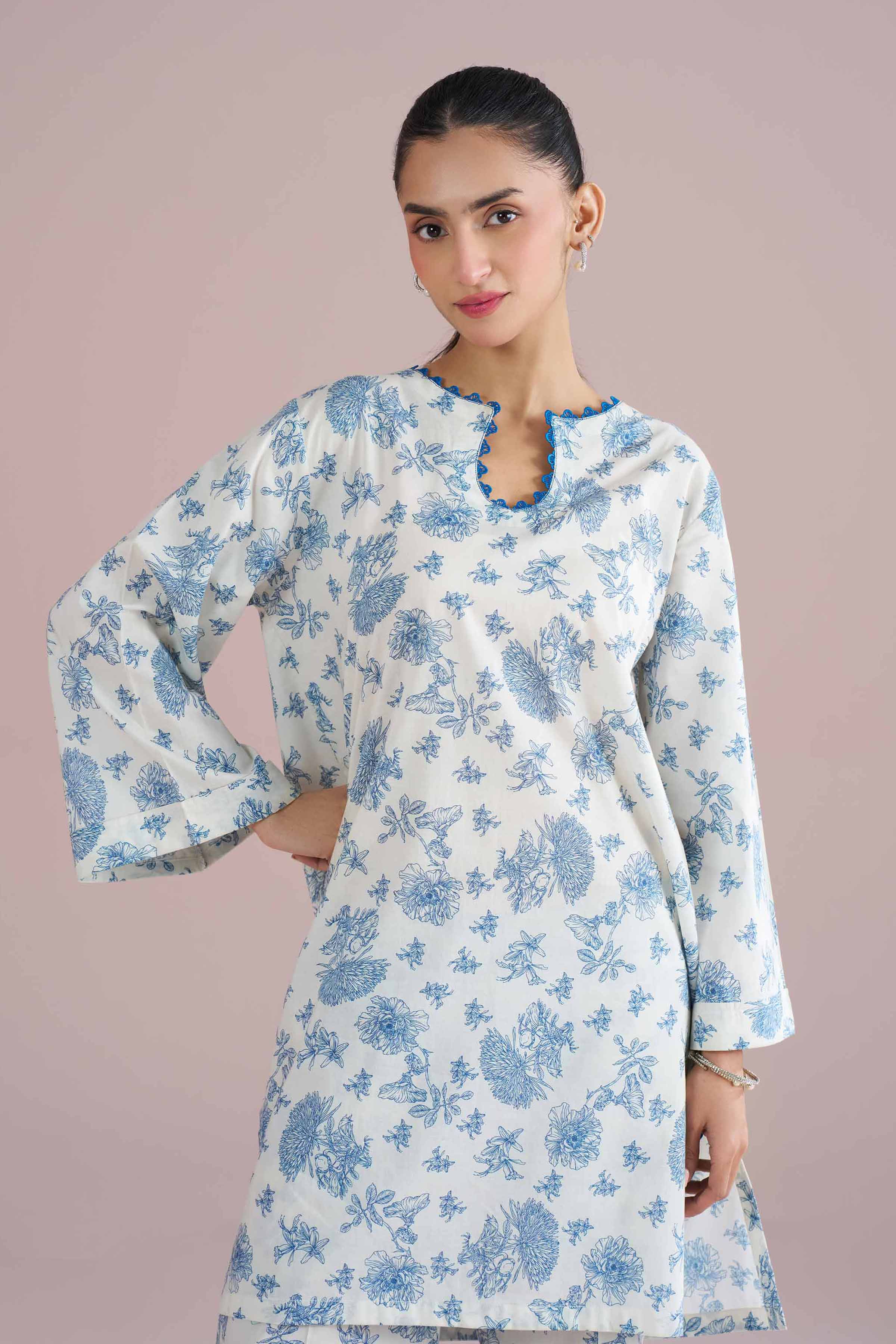 2 Piece - Printed Suit - PE26-197 for Women - Pret Collection | Nishat | Shop Online