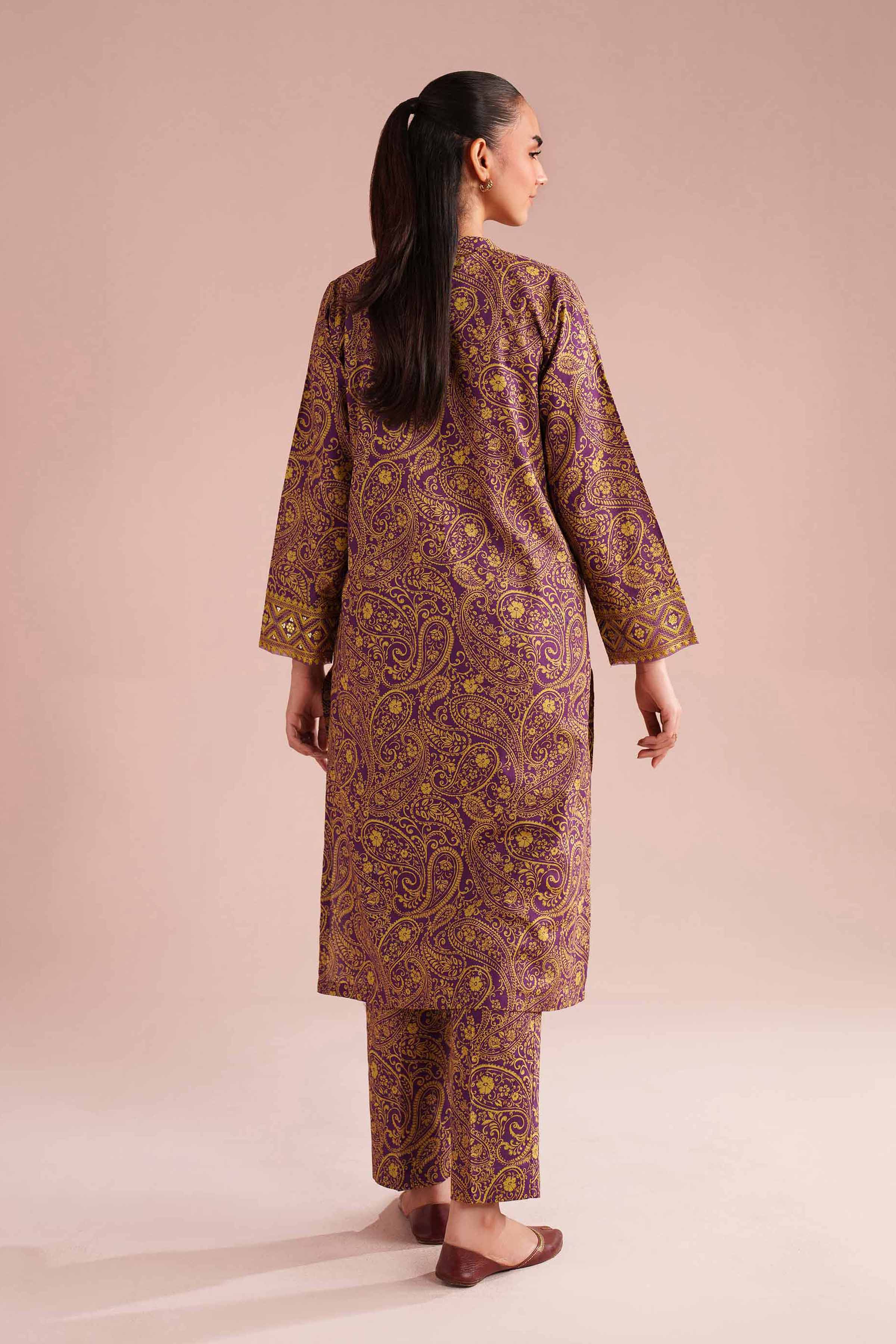 2 Piece - Printed Embroidered Suit - PE26-199 for Women - Pret Collection | Nishat | Shop Online