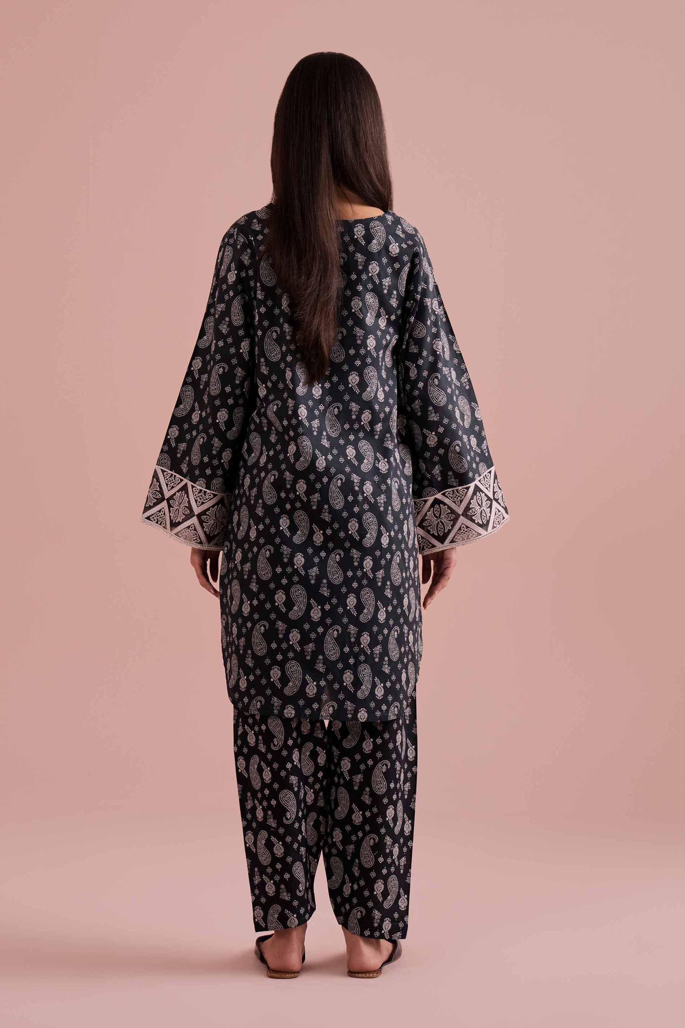 2 Piece - Printed Embroidered Suit - PE26-200 for Women - Pret Collection | Nishat | Shop Online