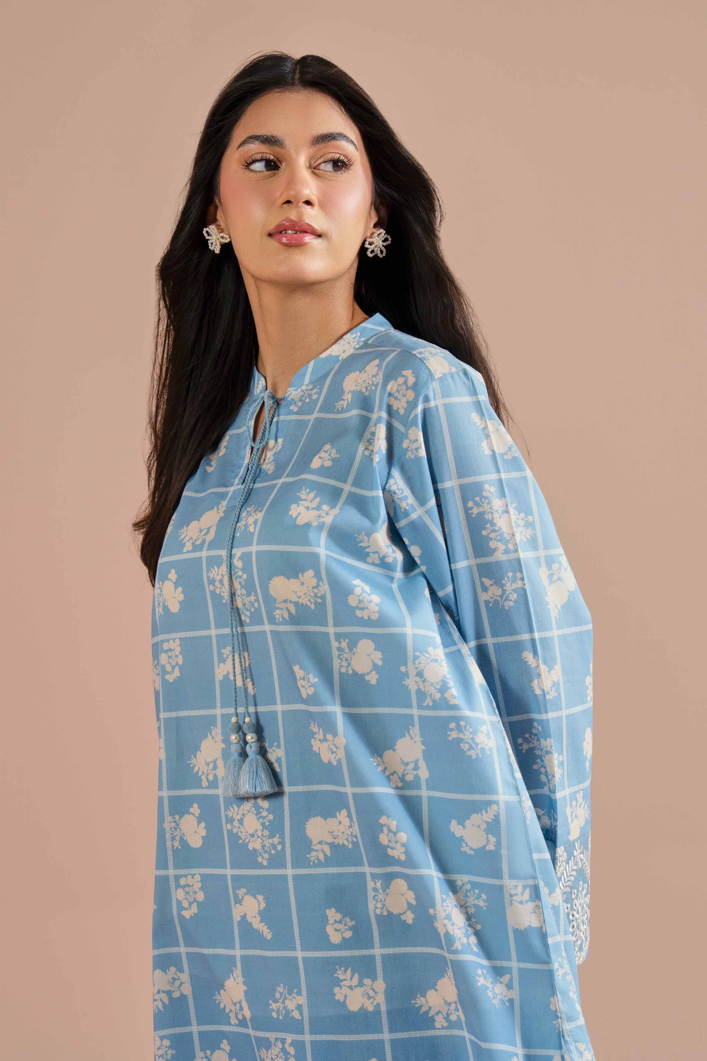 2 Piece - Printed Embroidered Suit - PE26-204 for Women - Pret Collection | Nishat | Shop Online