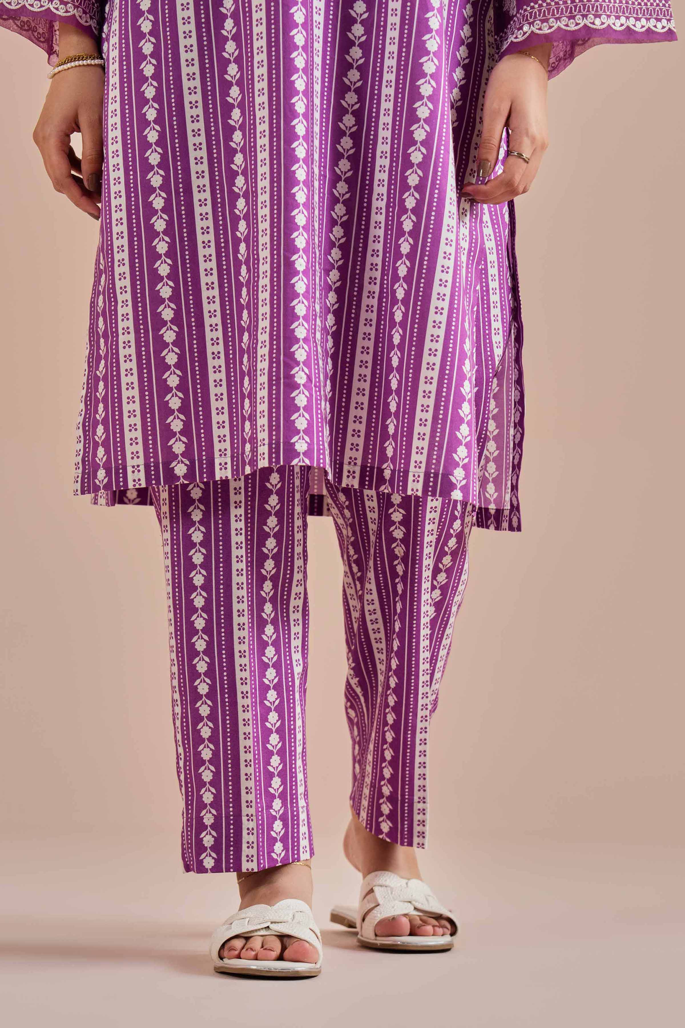 2 Piece - Printed Embroidered Suit - PE26-209 for Women - Pret Collection | Nishat | Shop Online