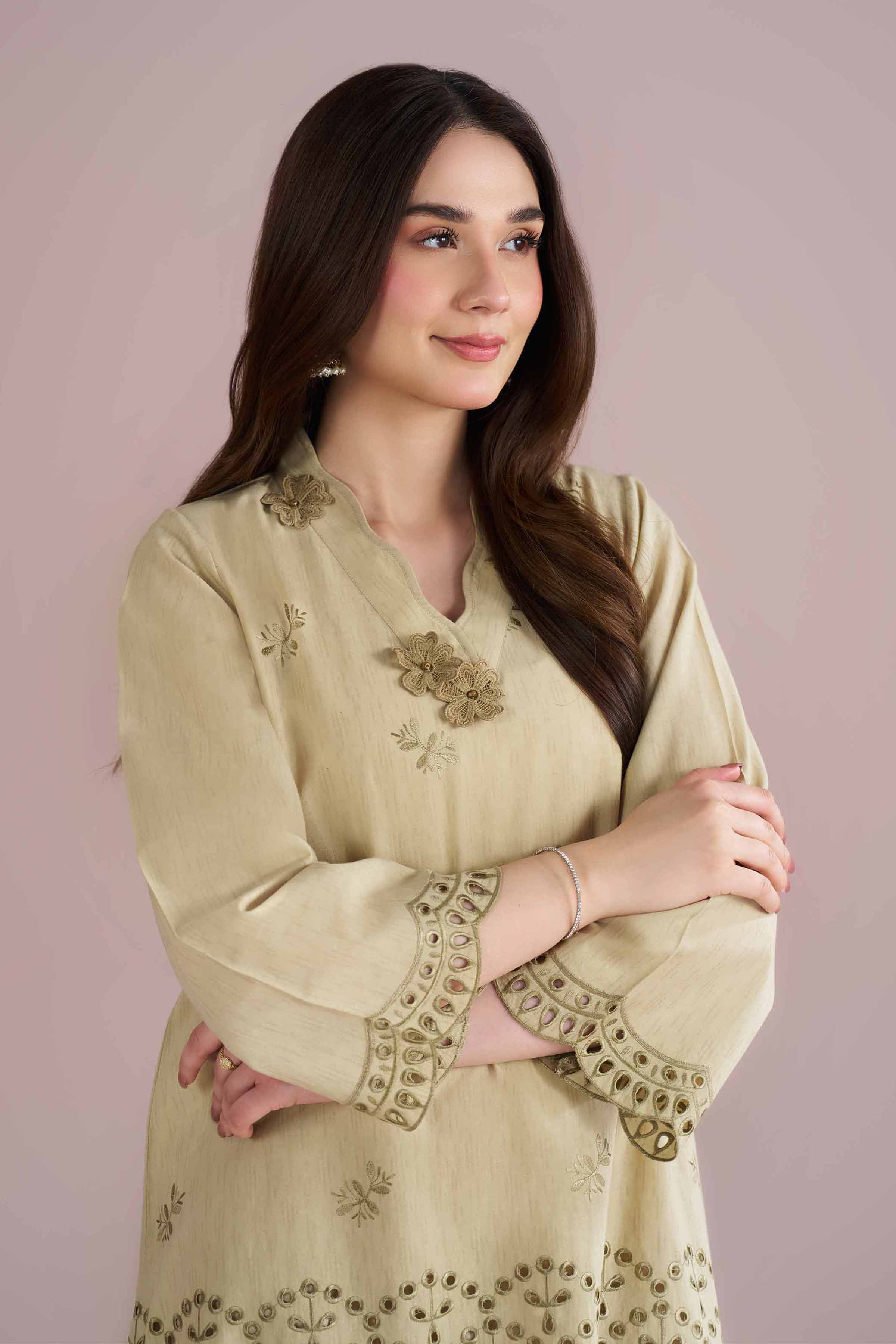 2 Piece - Embroidered Suit - PE26-233 for Women - Pret Collection | Nishat | Shop Online