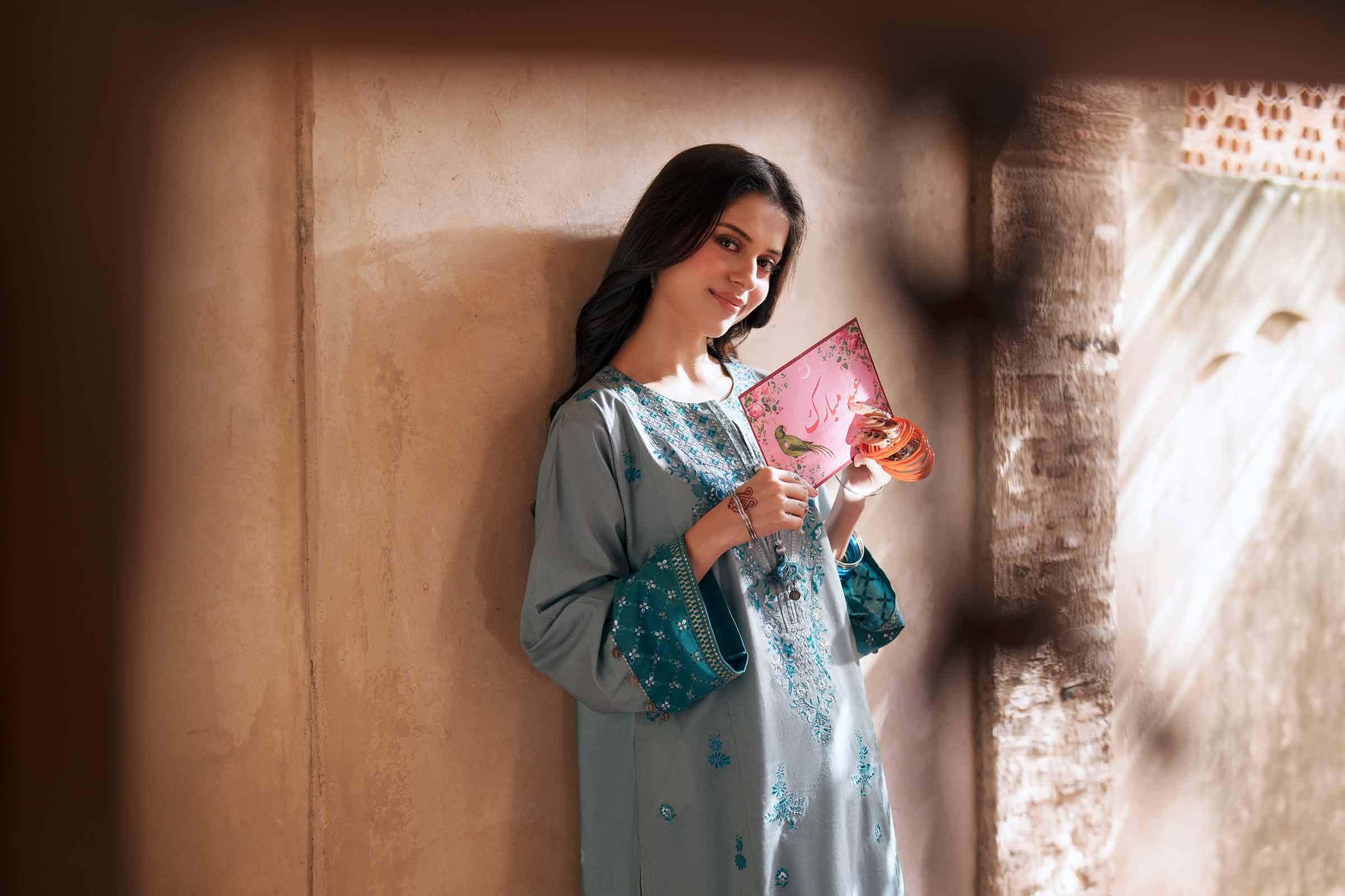 2 Piece - Embroidered Suit - PE26-236