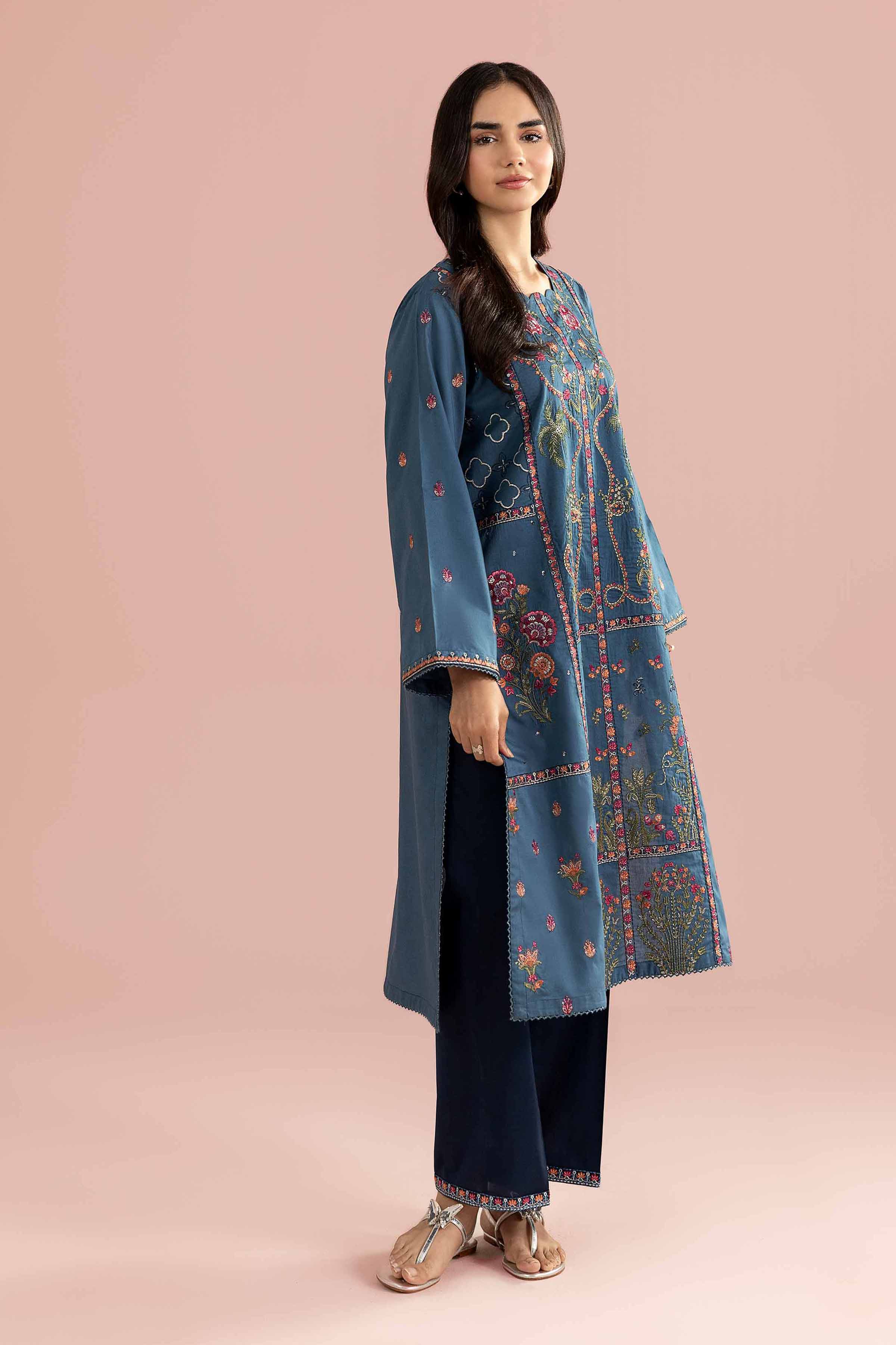 2 Piece - Embroidered Suit - PE26-244 for Women - Pret Collection | Nishat | Shop Online