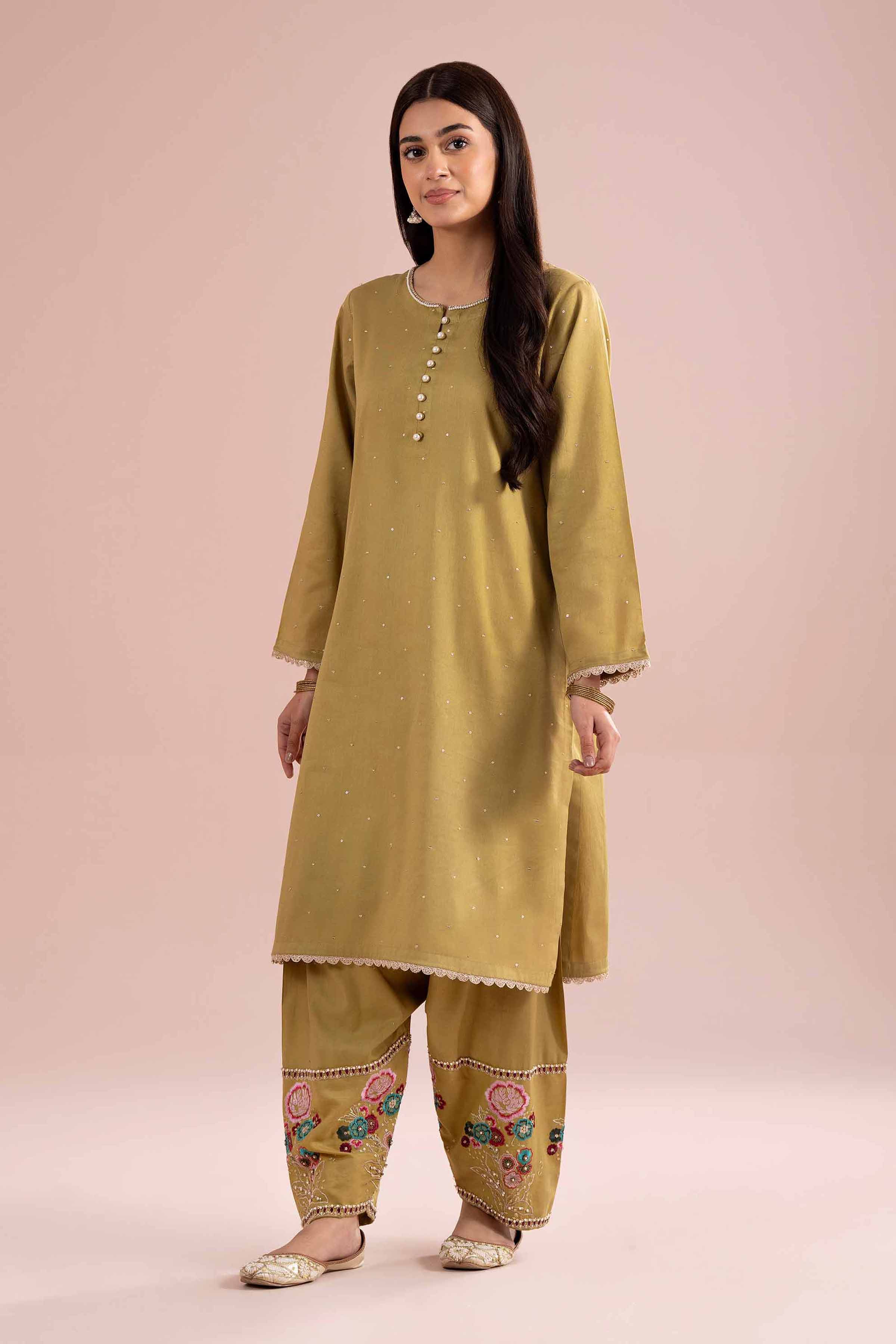 2 Piece - Embroidered Suit - PE26-247 for Women - Pret Collection | Nishat | Shop Online