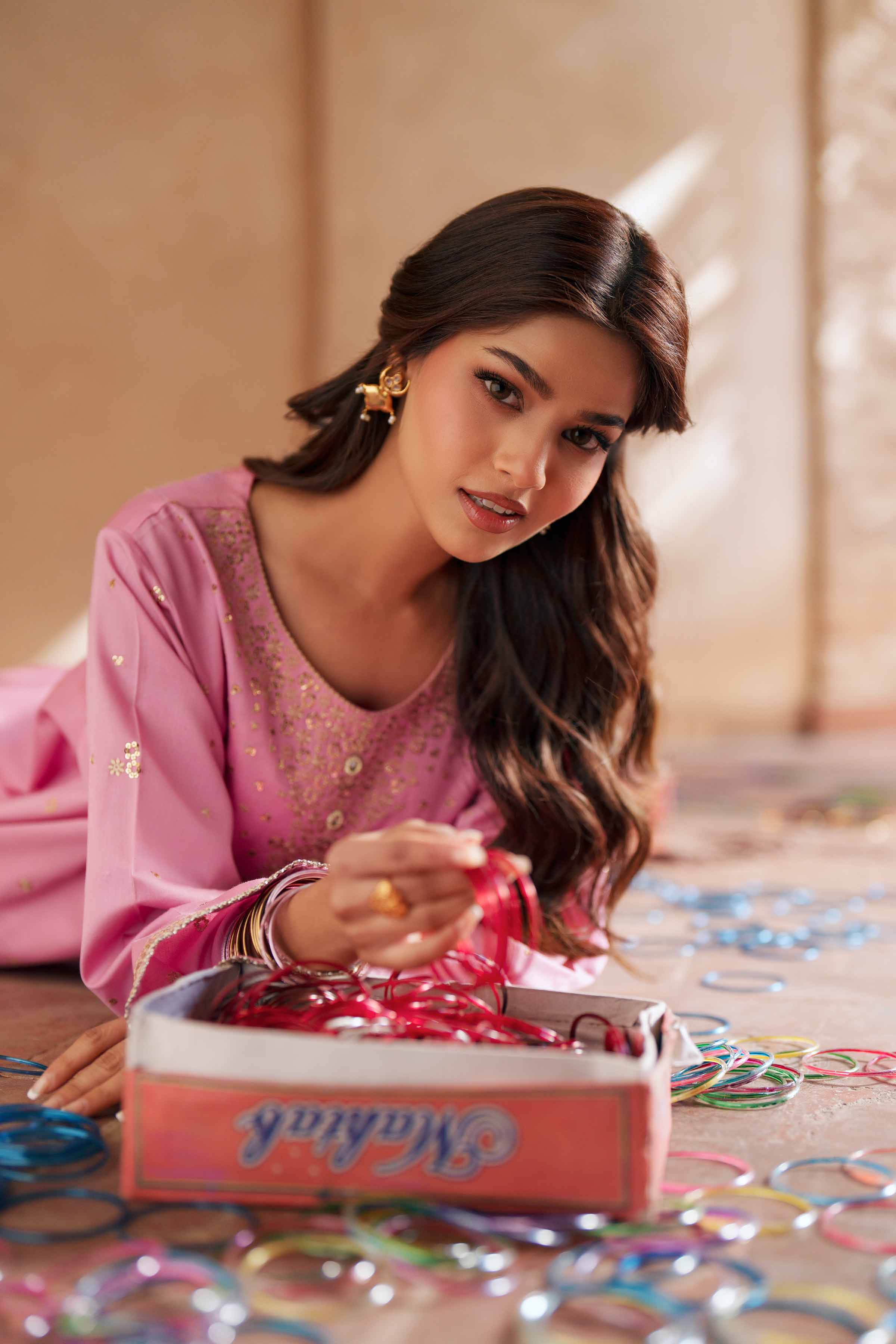 2 Piece - Embroidered Suit - PE26-248