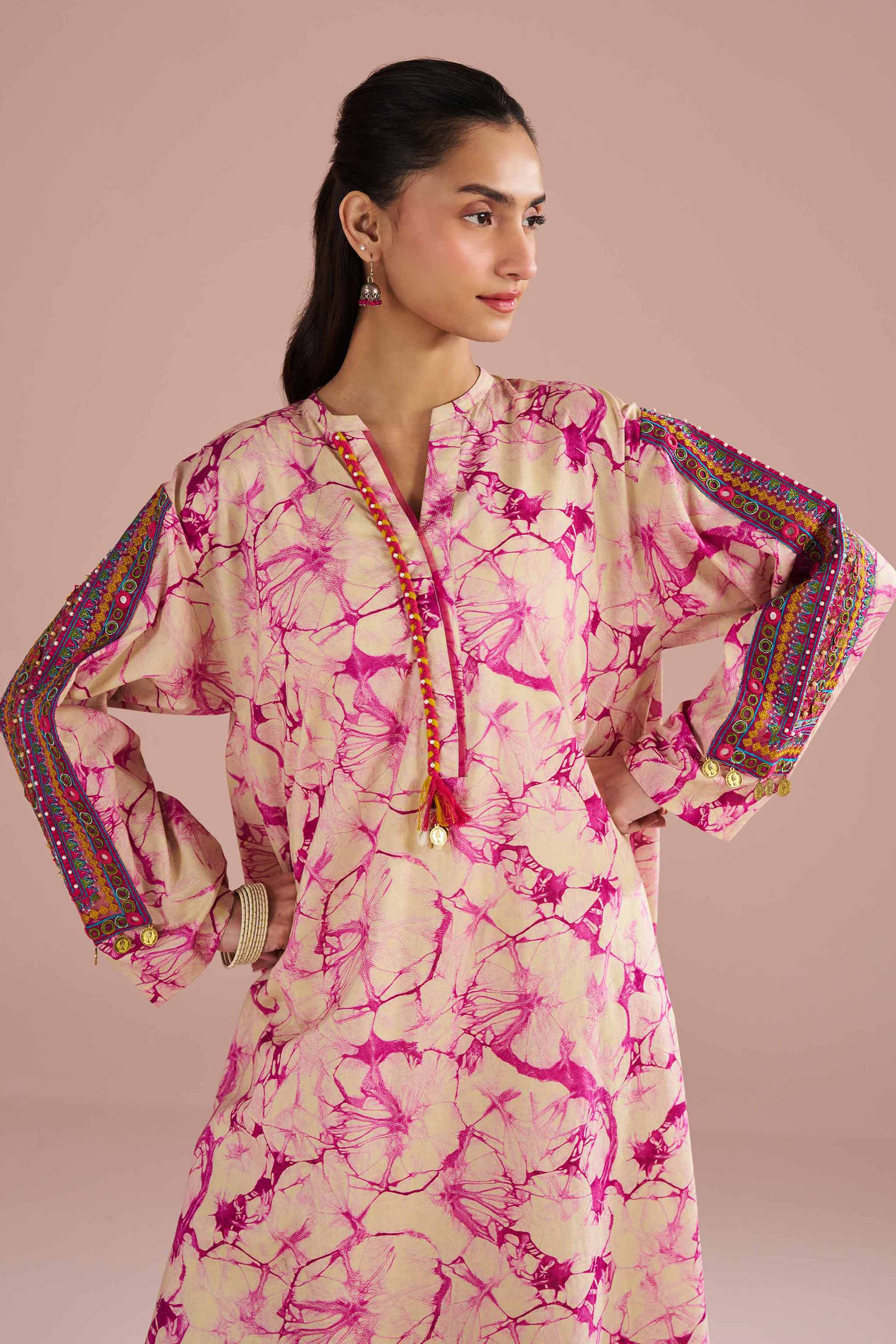 2 Piece - Printed Embroidered Suit - PE26-253 for Women - Pret Collection | Nishat | Shop Online