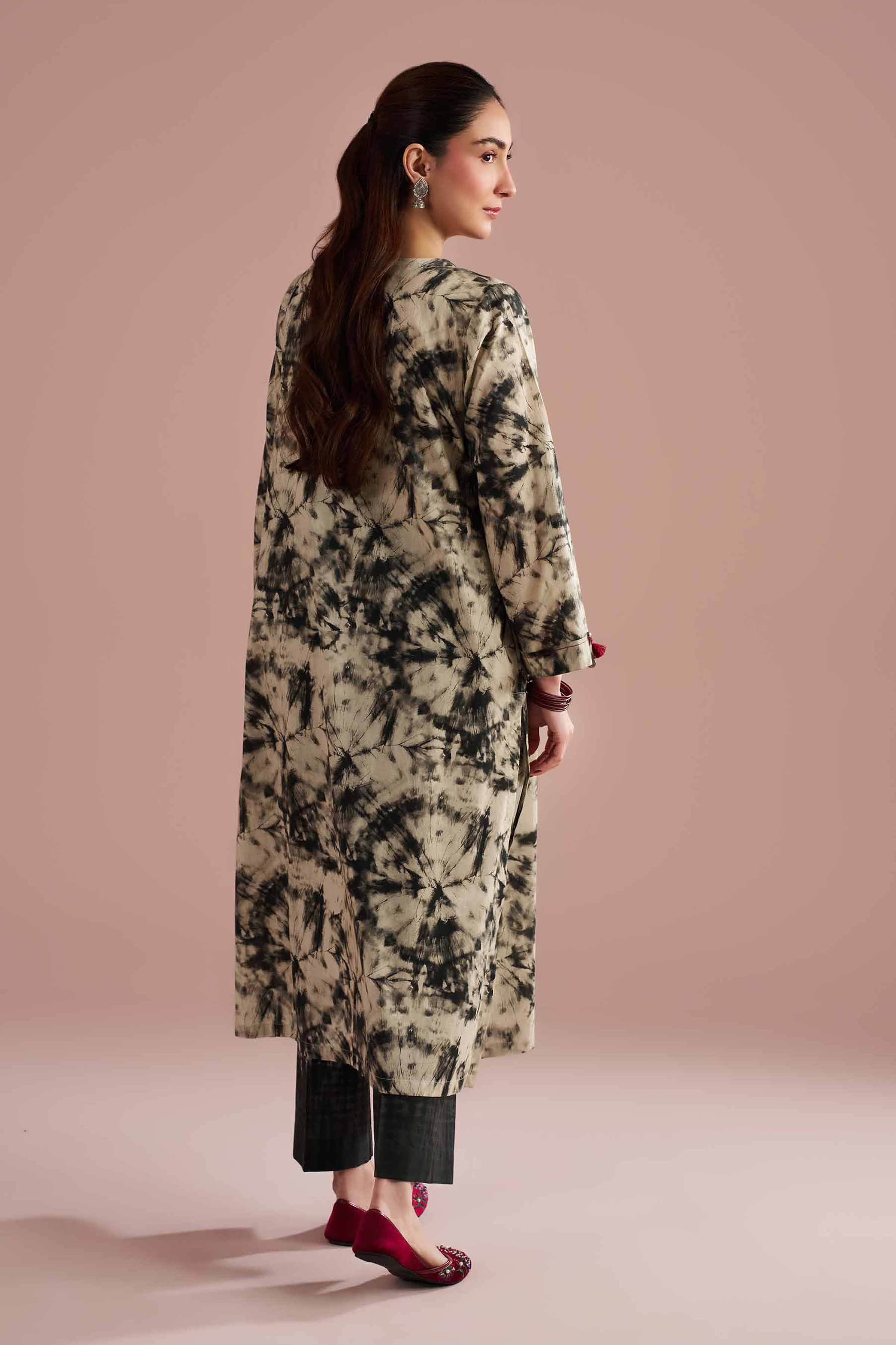 2 Piece - Printed Embroidered Suit - PE26-254 for Women - Pret Collection | Nishat | Shop Online