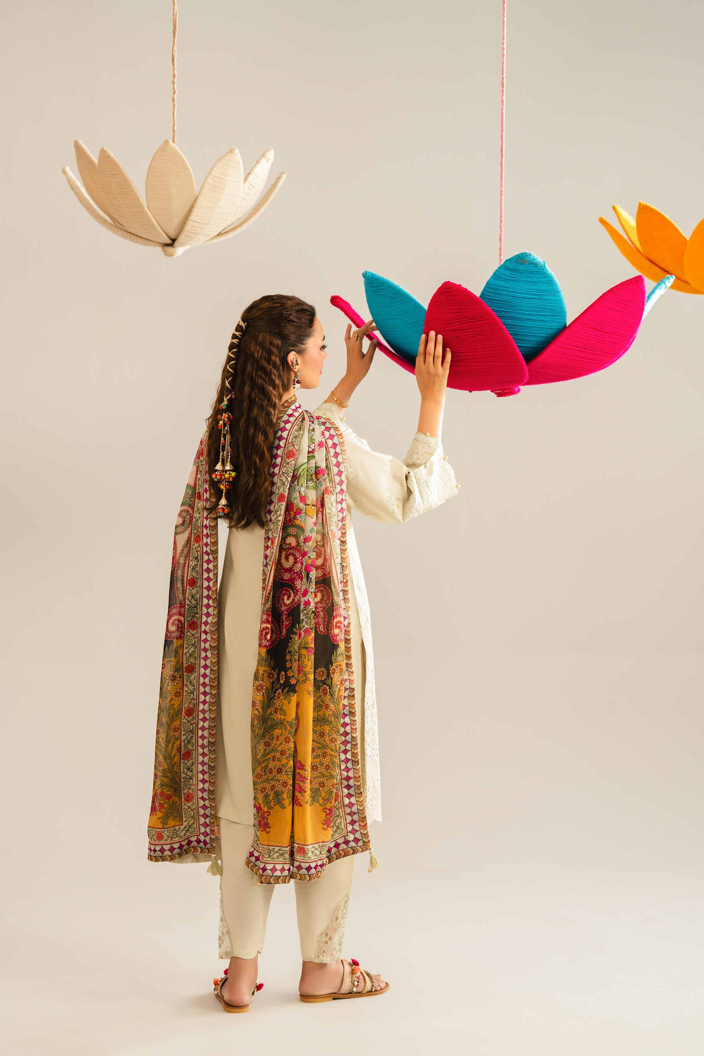 3 Piece - Embroidered Suit - PE26-288