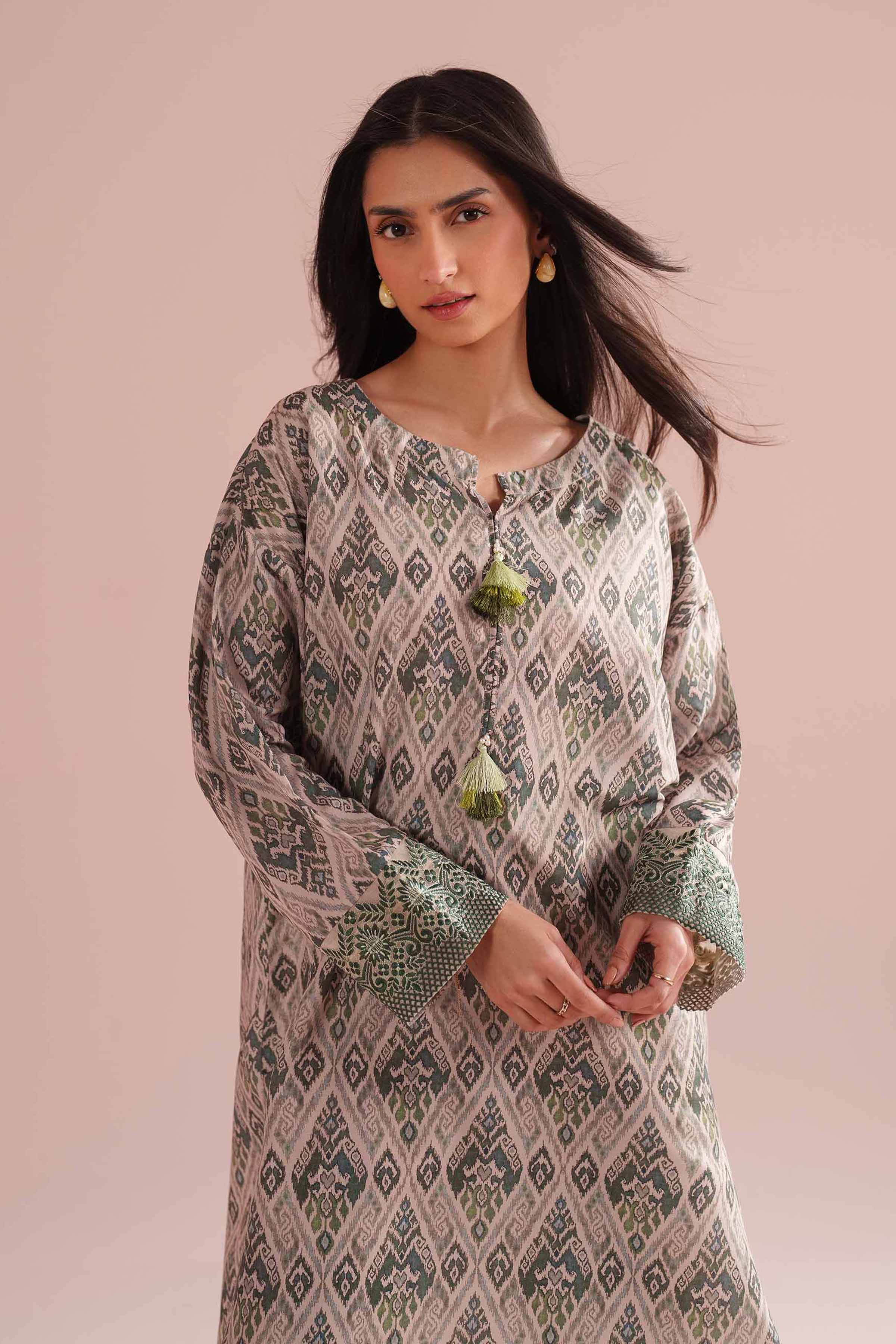 2 Piece - Printed Embroidered Suit - PE26-30 for Women - Pret Collection | Nishat | Shop Online