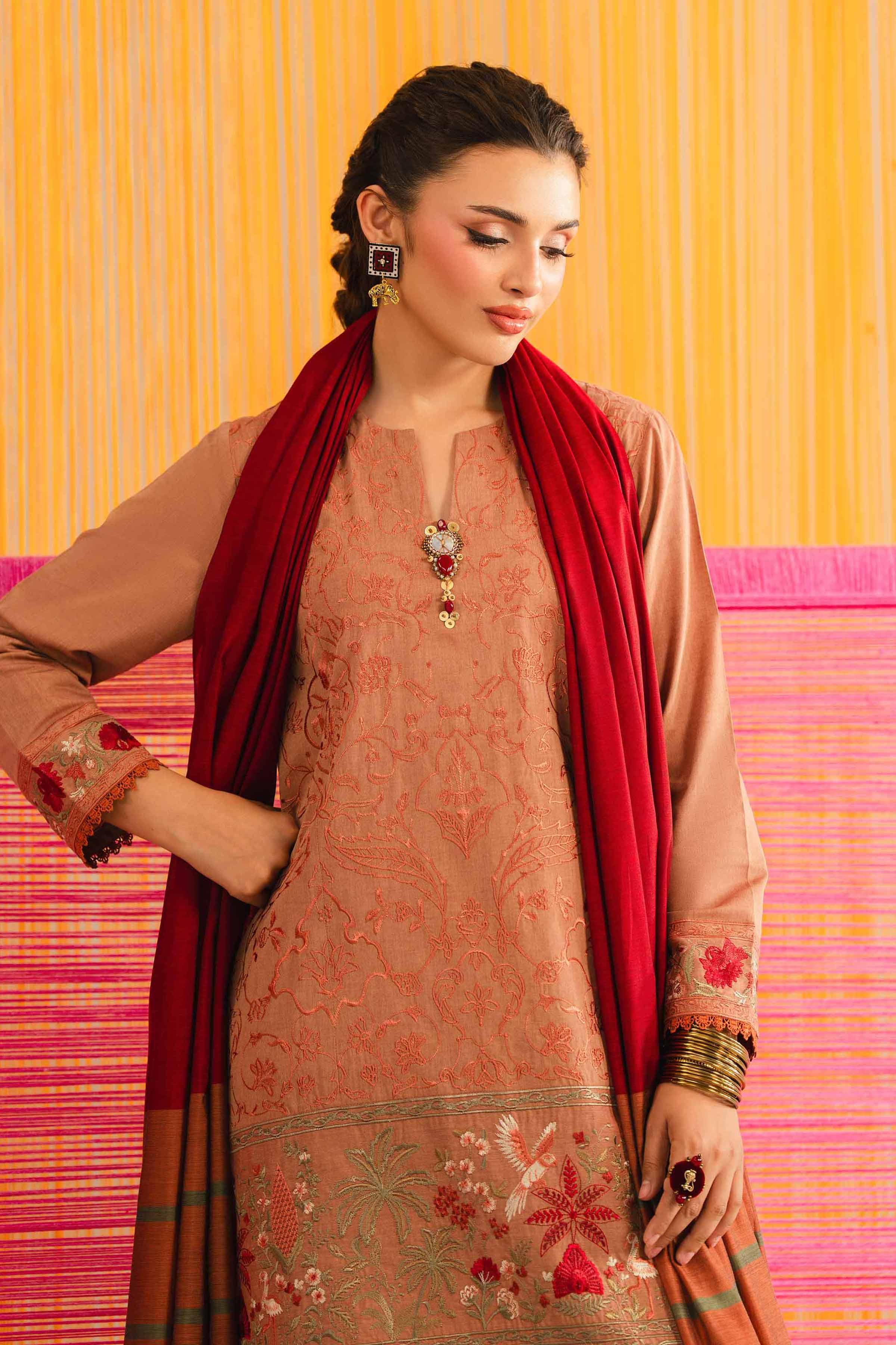 3 Piece - Embroidered Suit - PE26-310