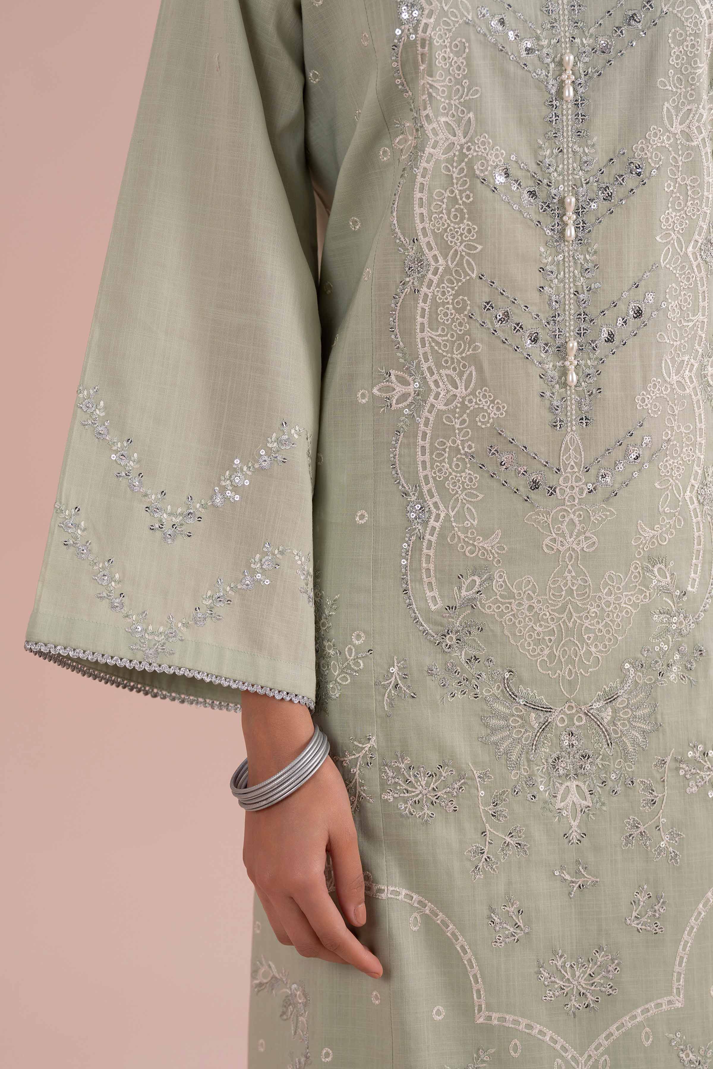 3 Piece - Embroidered Suit - PE26-316 for Women - Pret Collection | Nishat | Shop Online