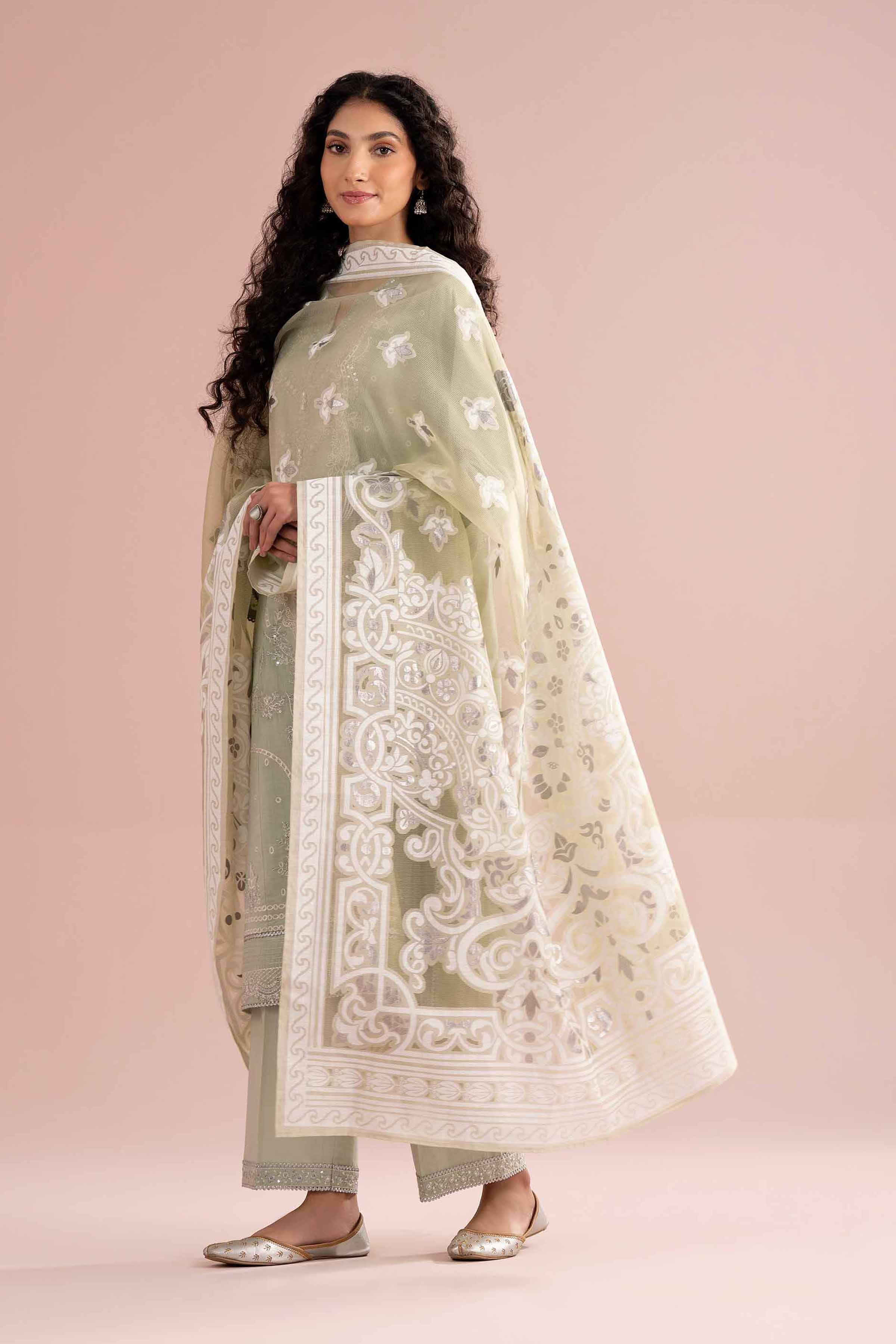 3 Piece - Embroidered Suit - PE26-316 for Women - Pret Collection | Nishat | Shop Online