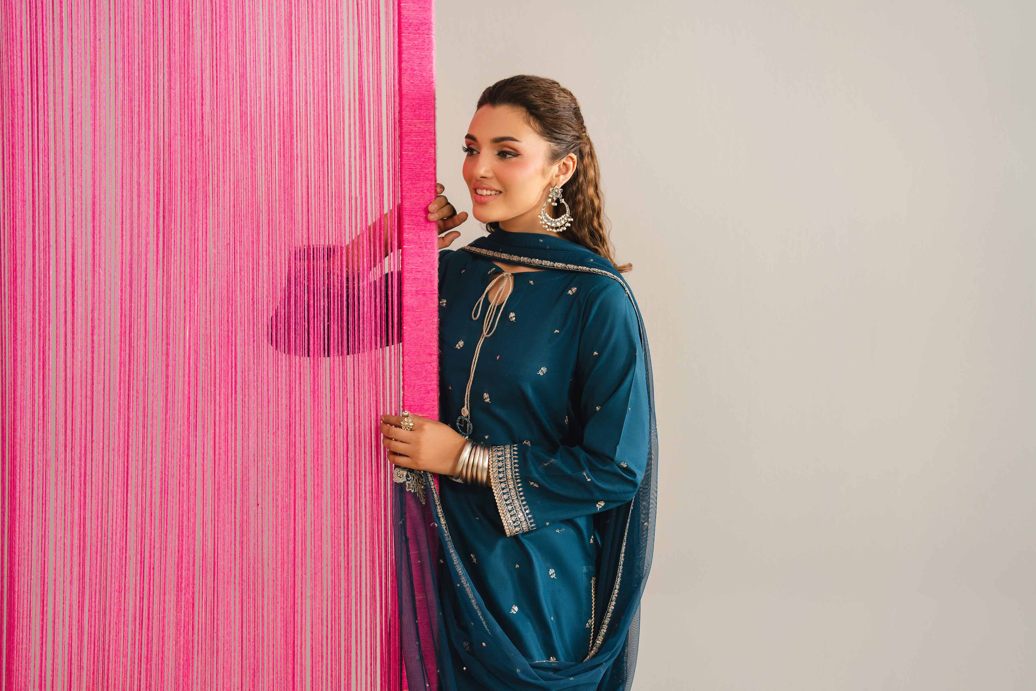 3 Piece - Embroidered Suit - PE26-327