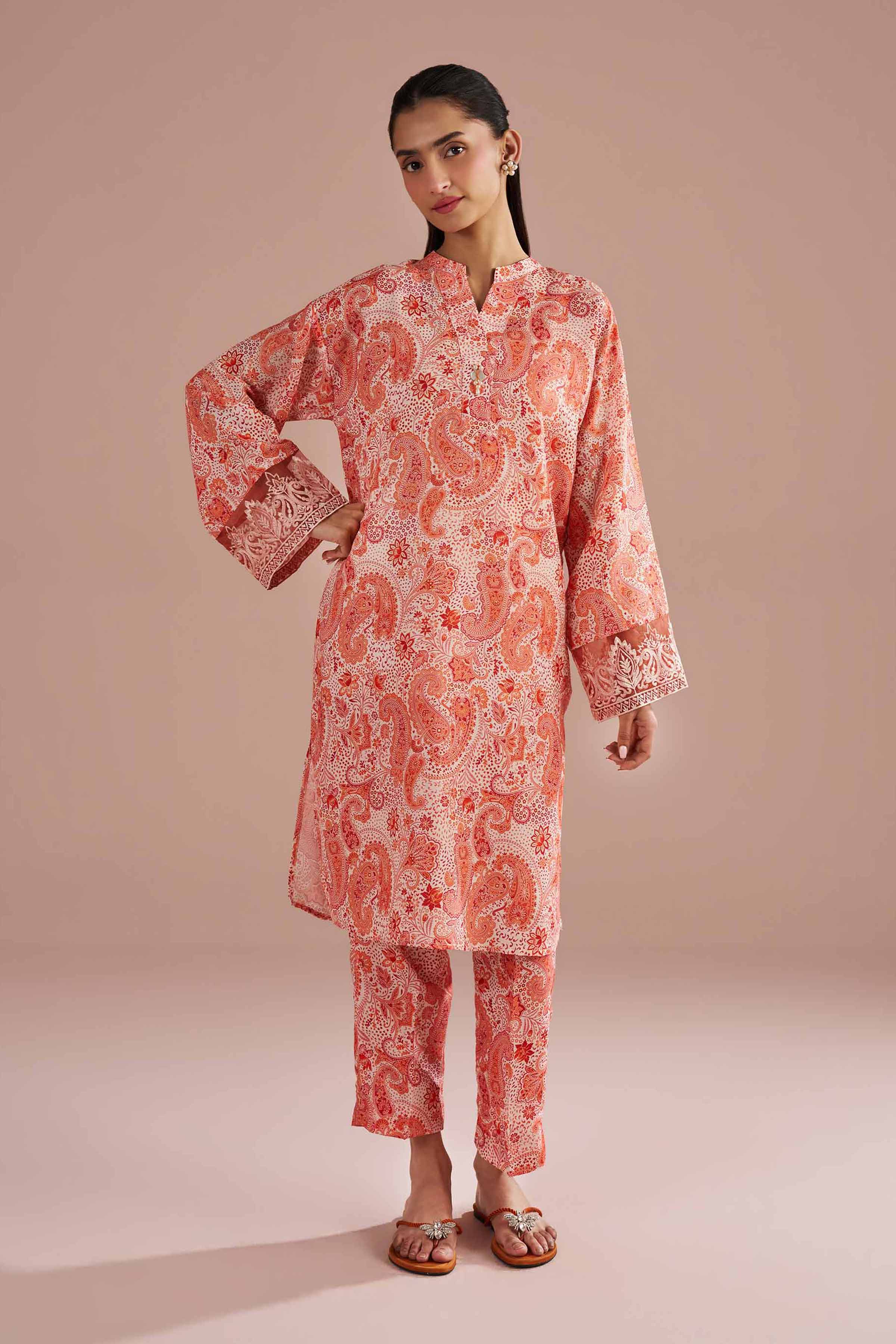 2 Piece - Printed Suit - PE26-33 for Women - Pret Collection | Nishat | Shop Online