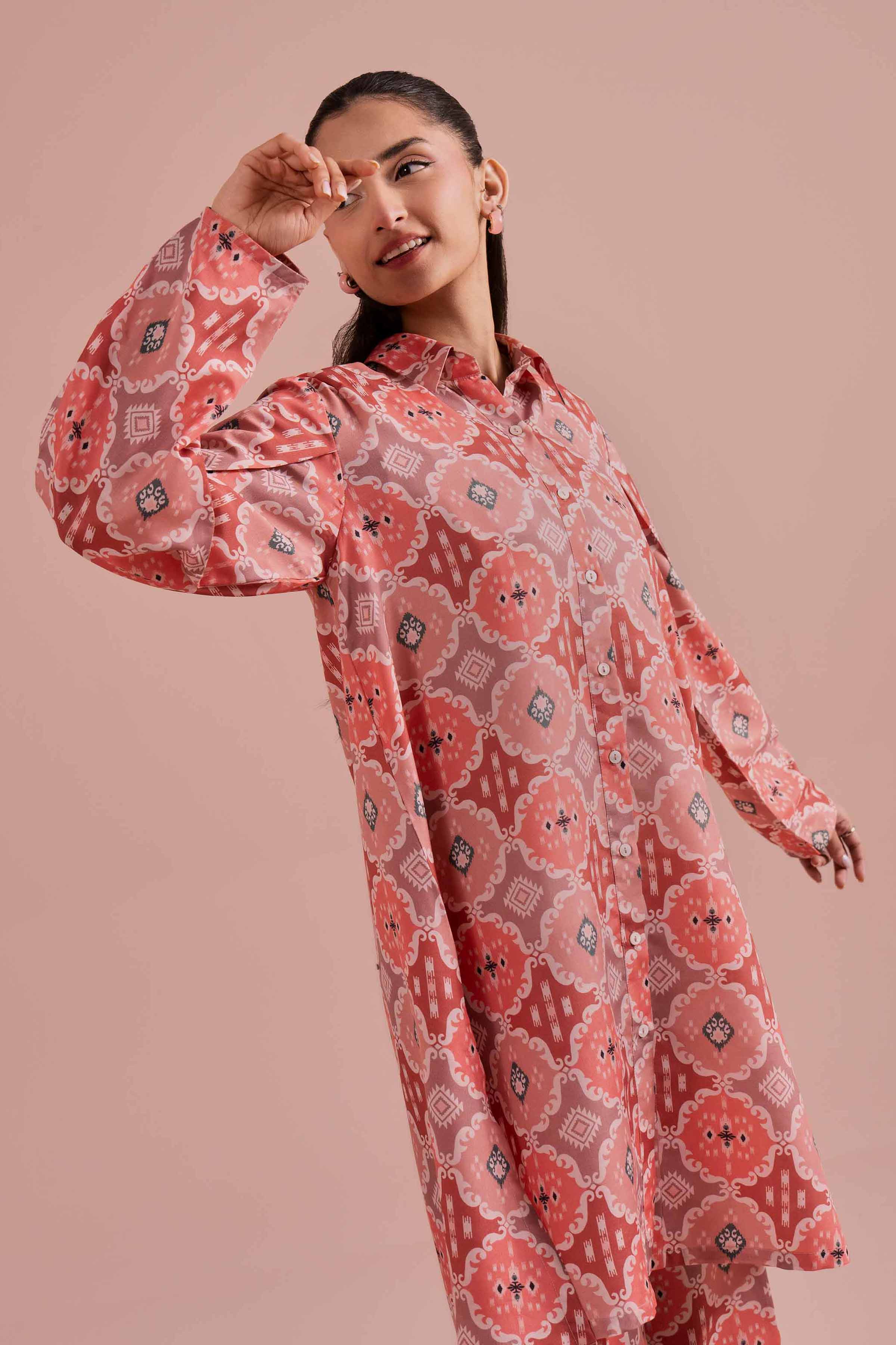 2 Piece - Printed Suit - PE26-346 for Women - Pret Collection | Nishat | Shop Online