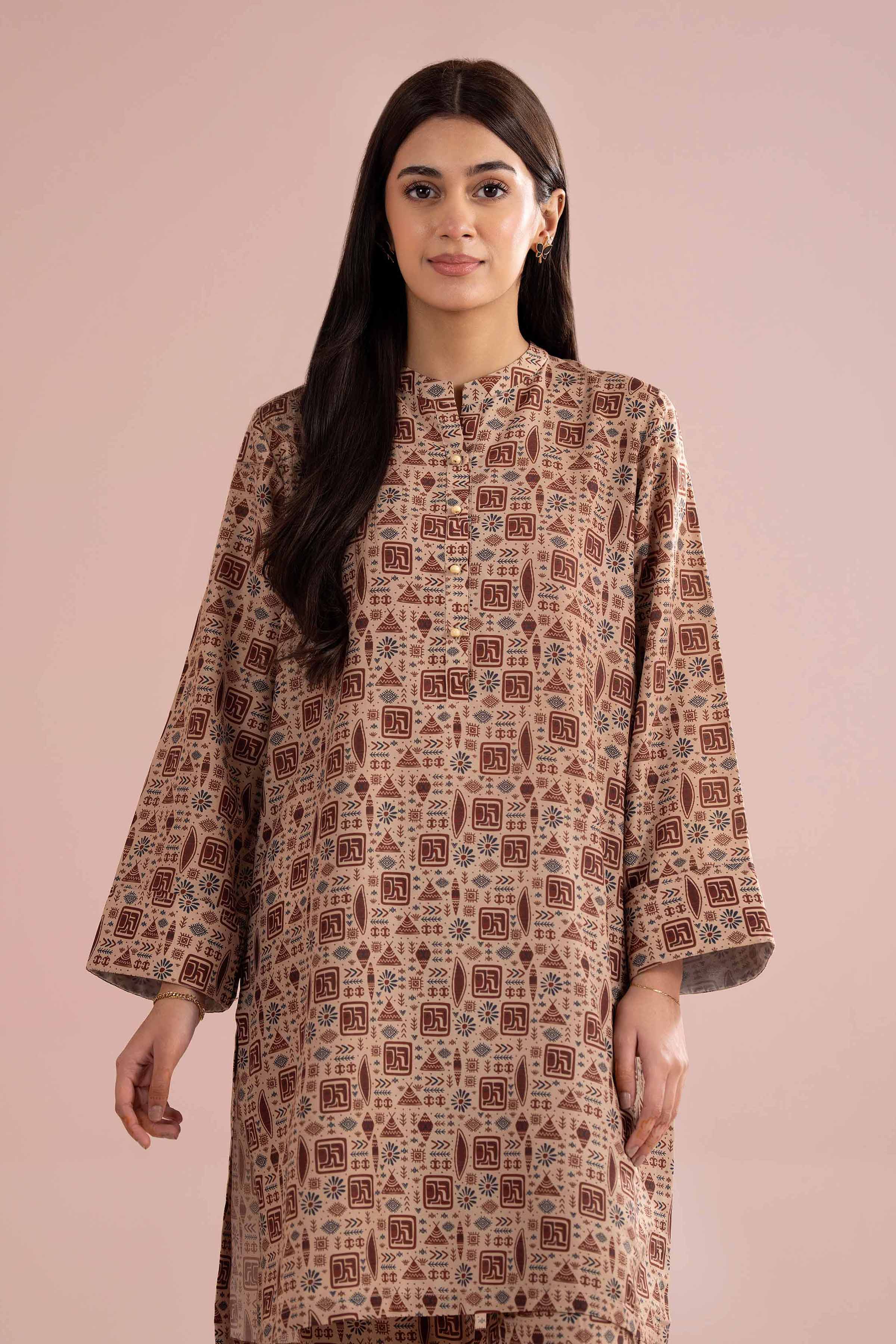 2 Piece - Printed Suit - PE26-347 for Women - Pret Collection | Nishat | Shop Online