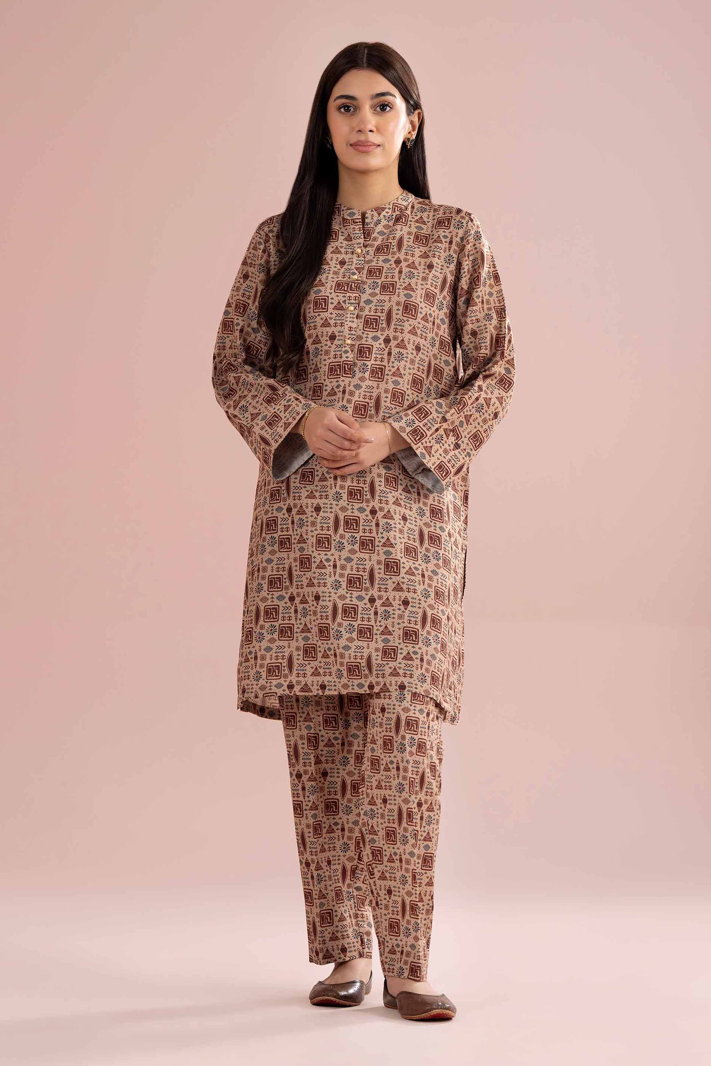 2 Piece - Printed Suit - PE26-347 for Women - Pret Collection | Nishat | Shop Online