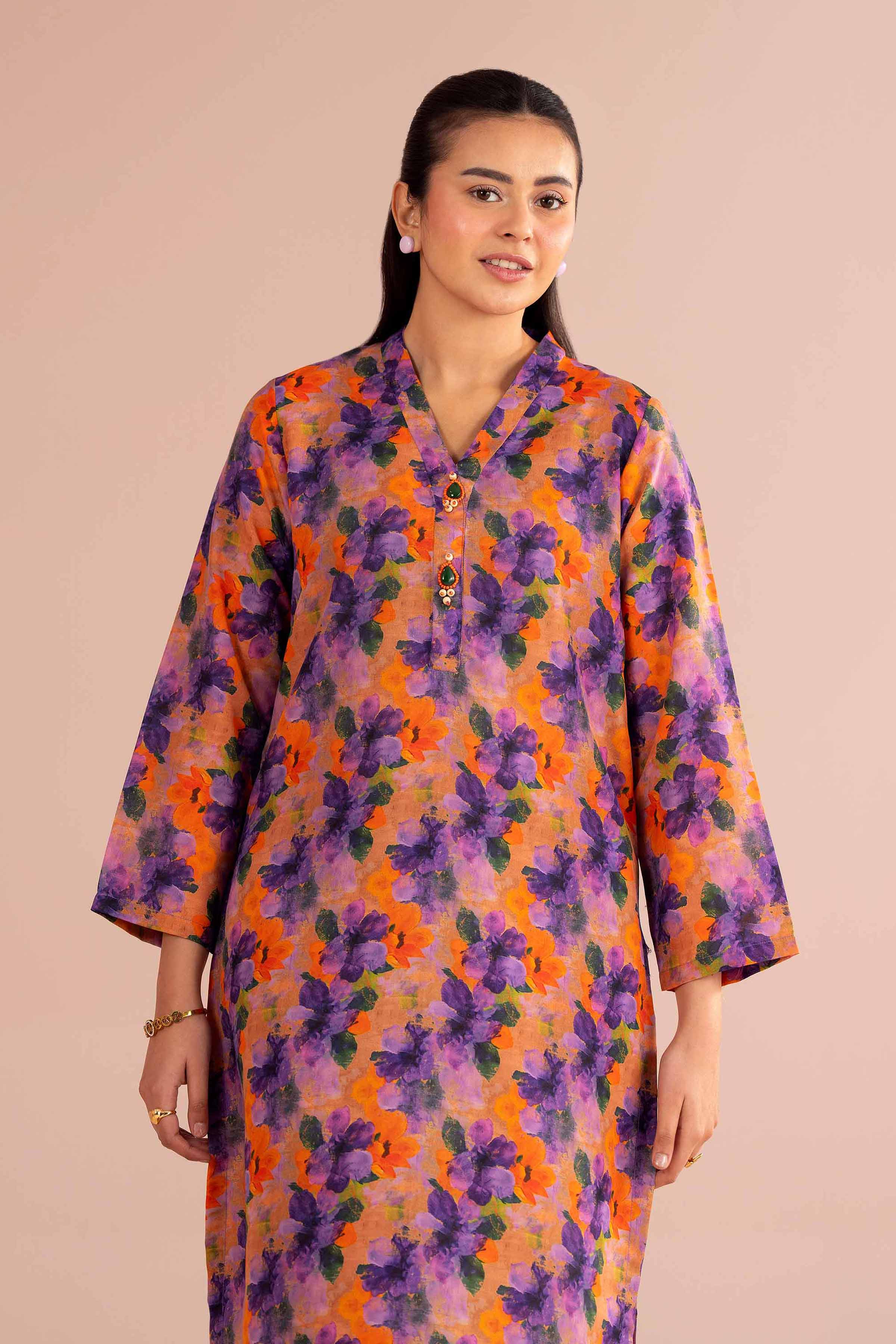 2 Piece - Printed Suit - PE26-361 for Women - Pret Collection | Nishat | Shop Online