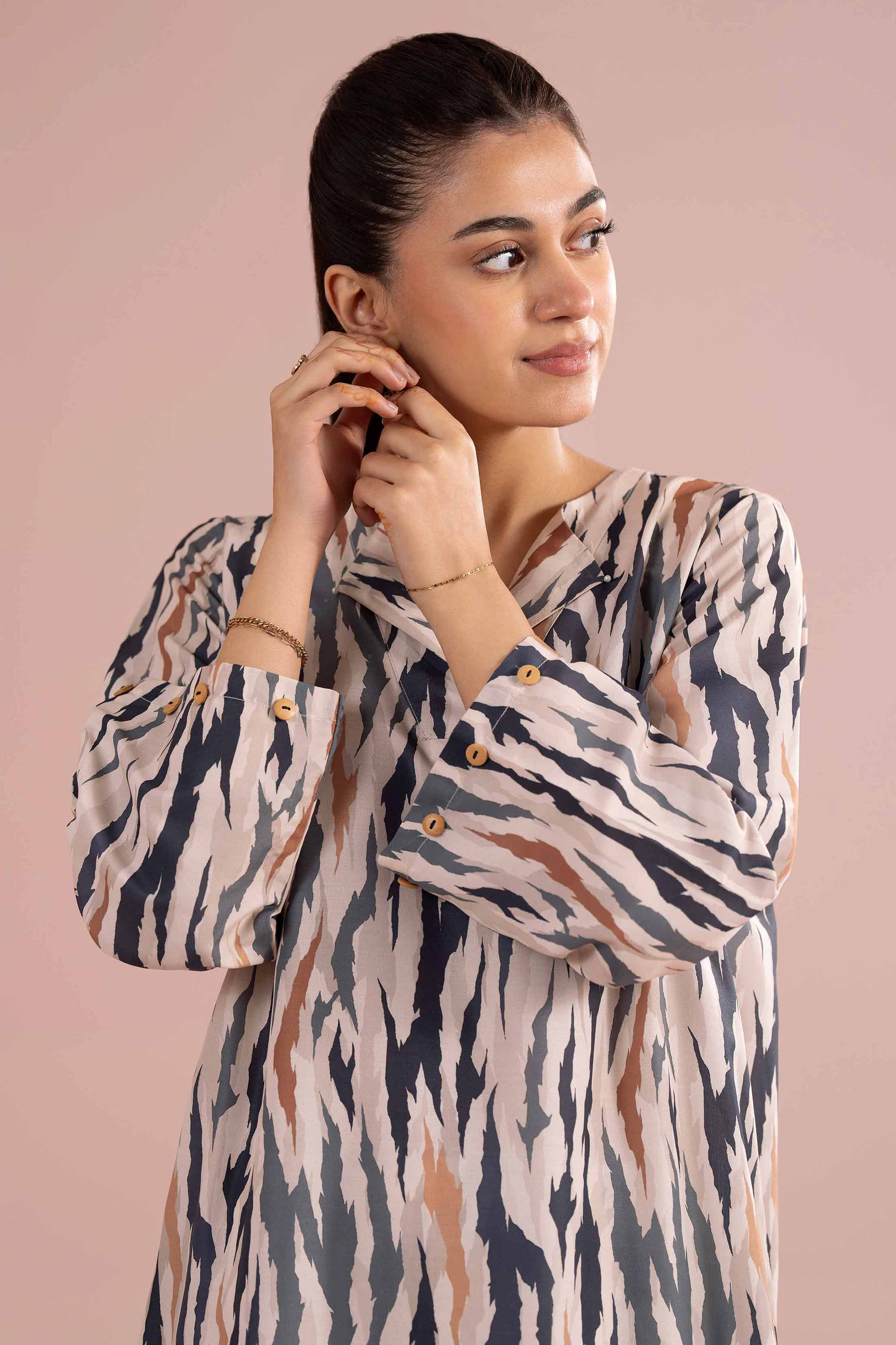 2 Piece - Printed Suit - PE26-365 for Women - Pret Collection | Nishat | Shop Online